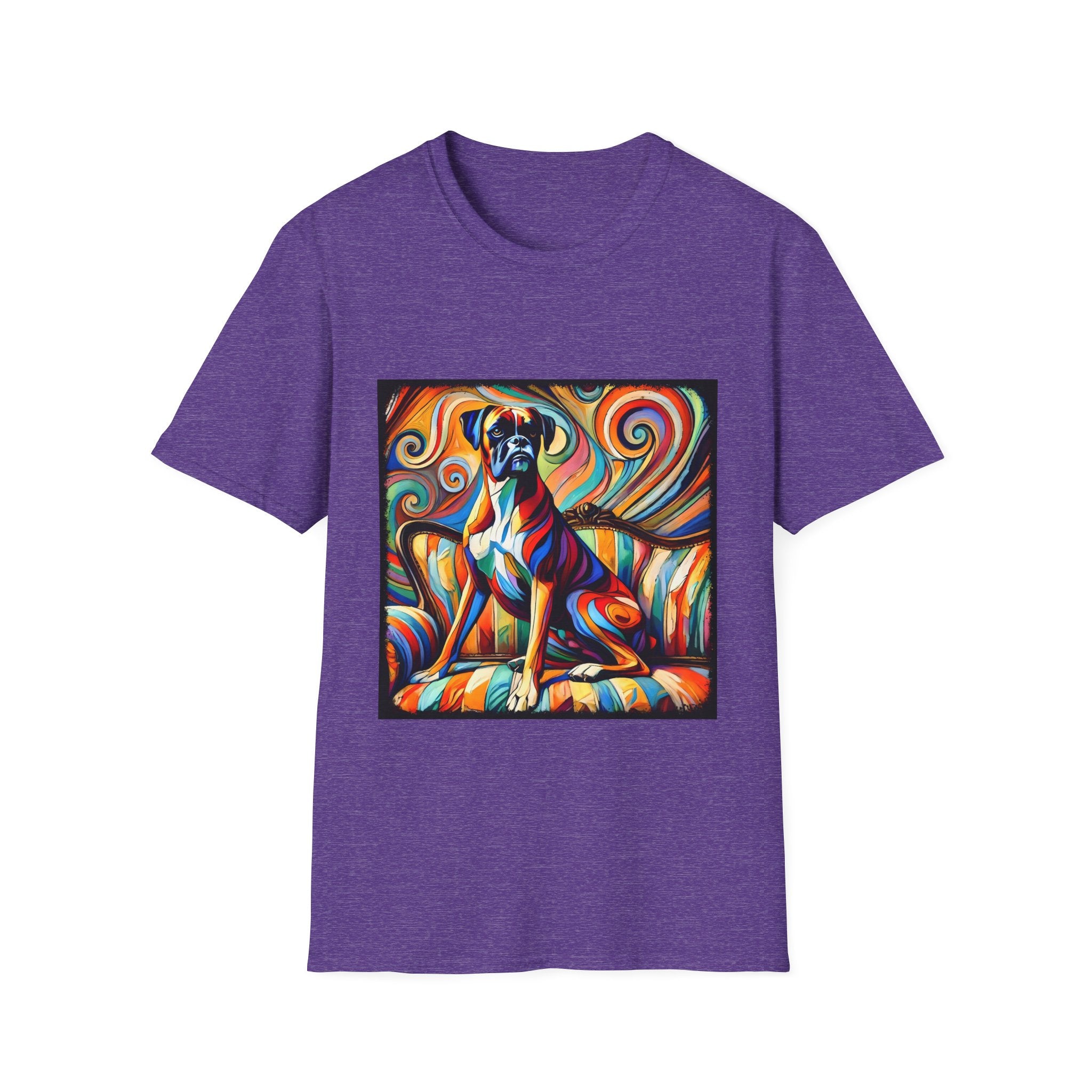 Boxer Mutilcolor Swirl | Unisex Dog T-Shirt