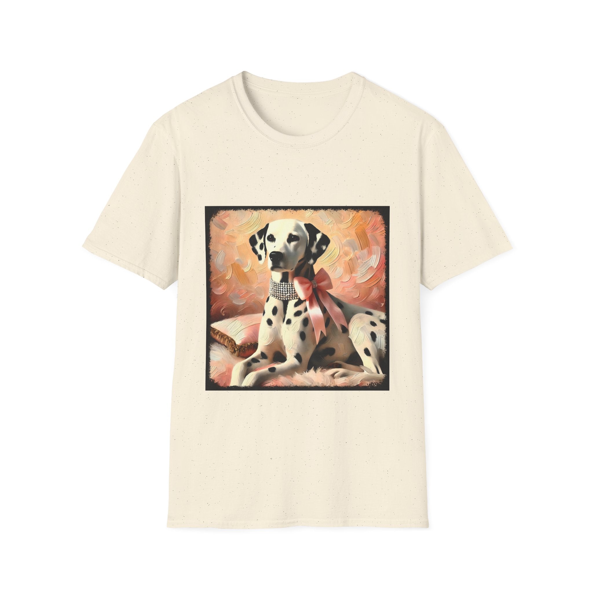 Dalmatian Diamond Bow Classic | Unisex Dog T-Shirt