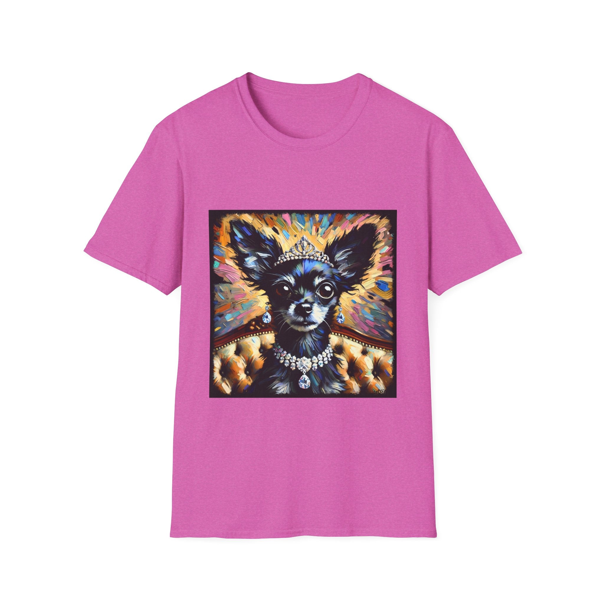 Chihuahua Diamond Earring Classic | Unisex Dog T-Shirt