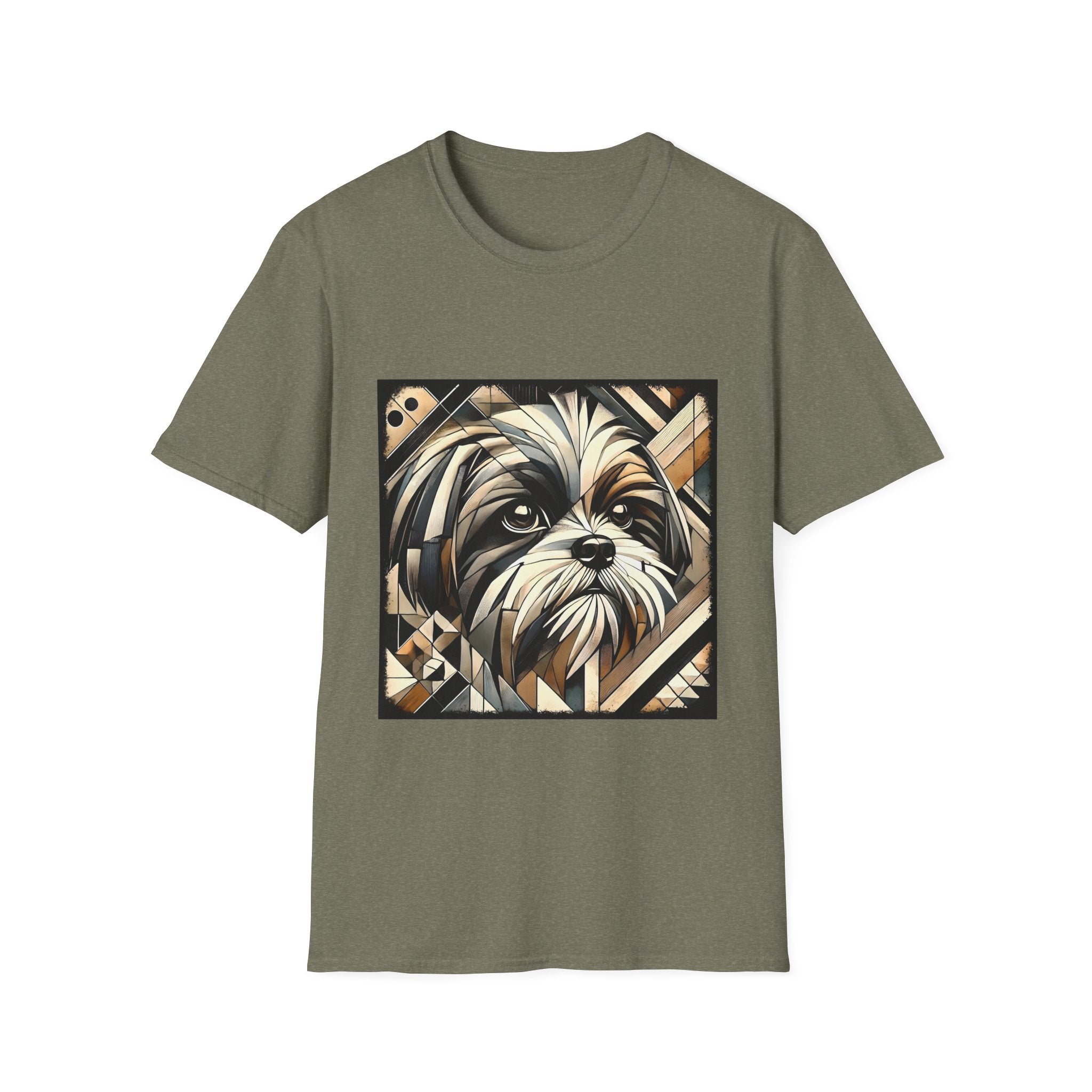 Shih Tzu Bold Geometric | Unisex Dog T-Shirt