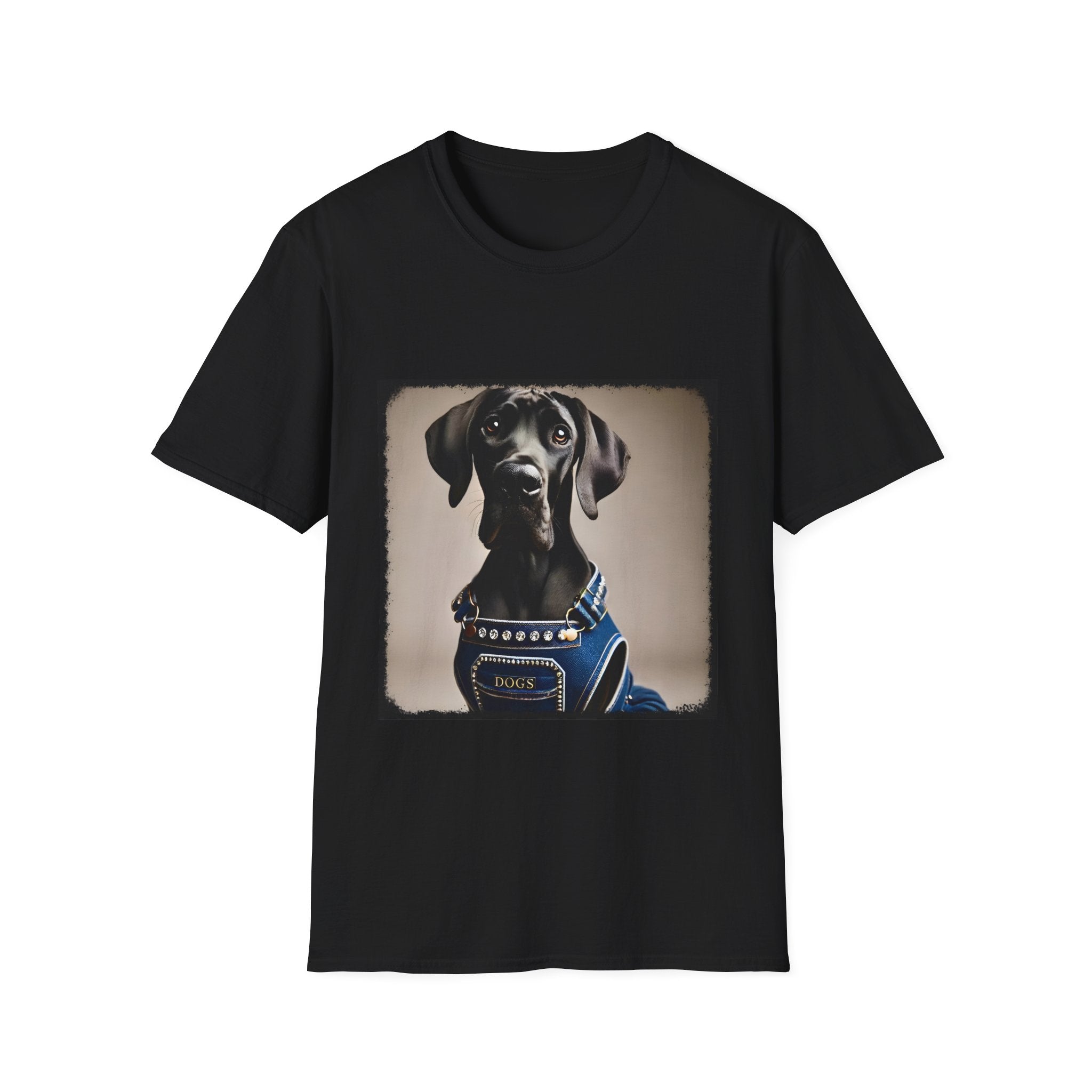 Great Dane Denim Dog | Unisex Dog T-Shirt