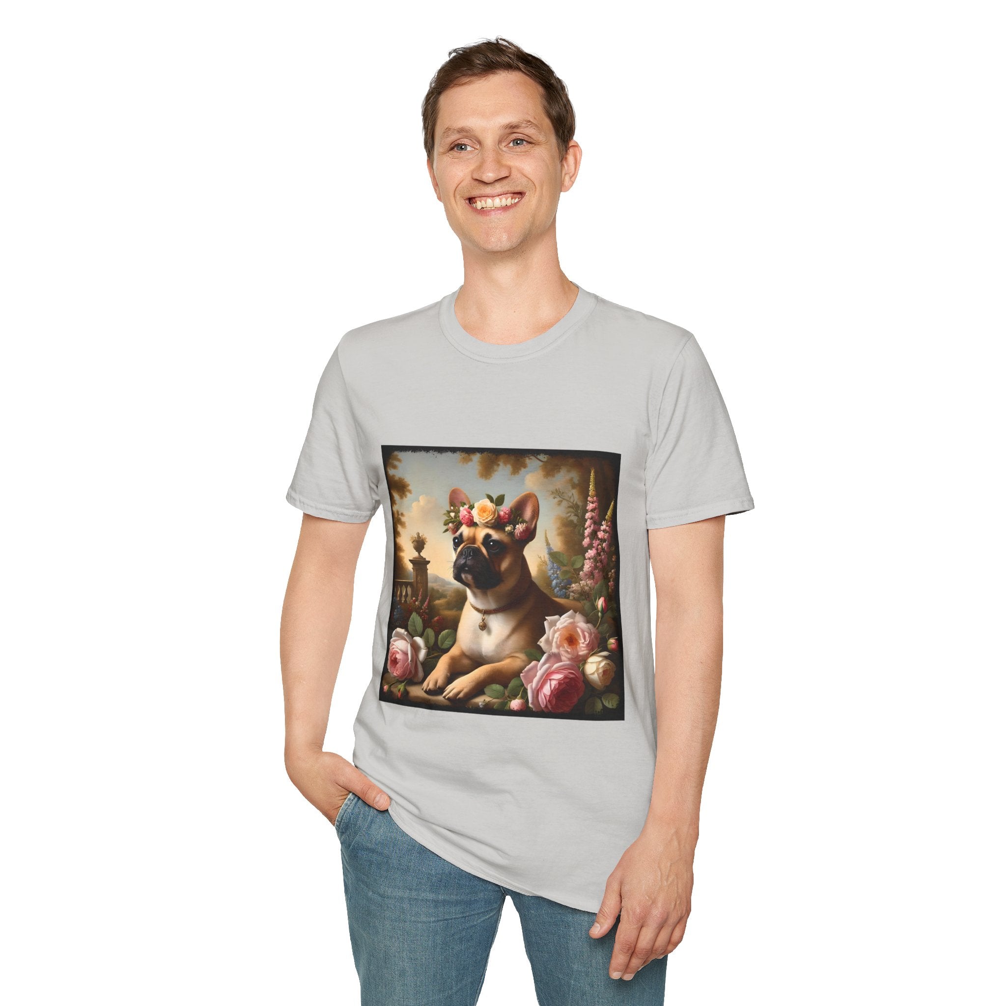 French Bulldog Garden Delight | Unisex Dog T-Shirt