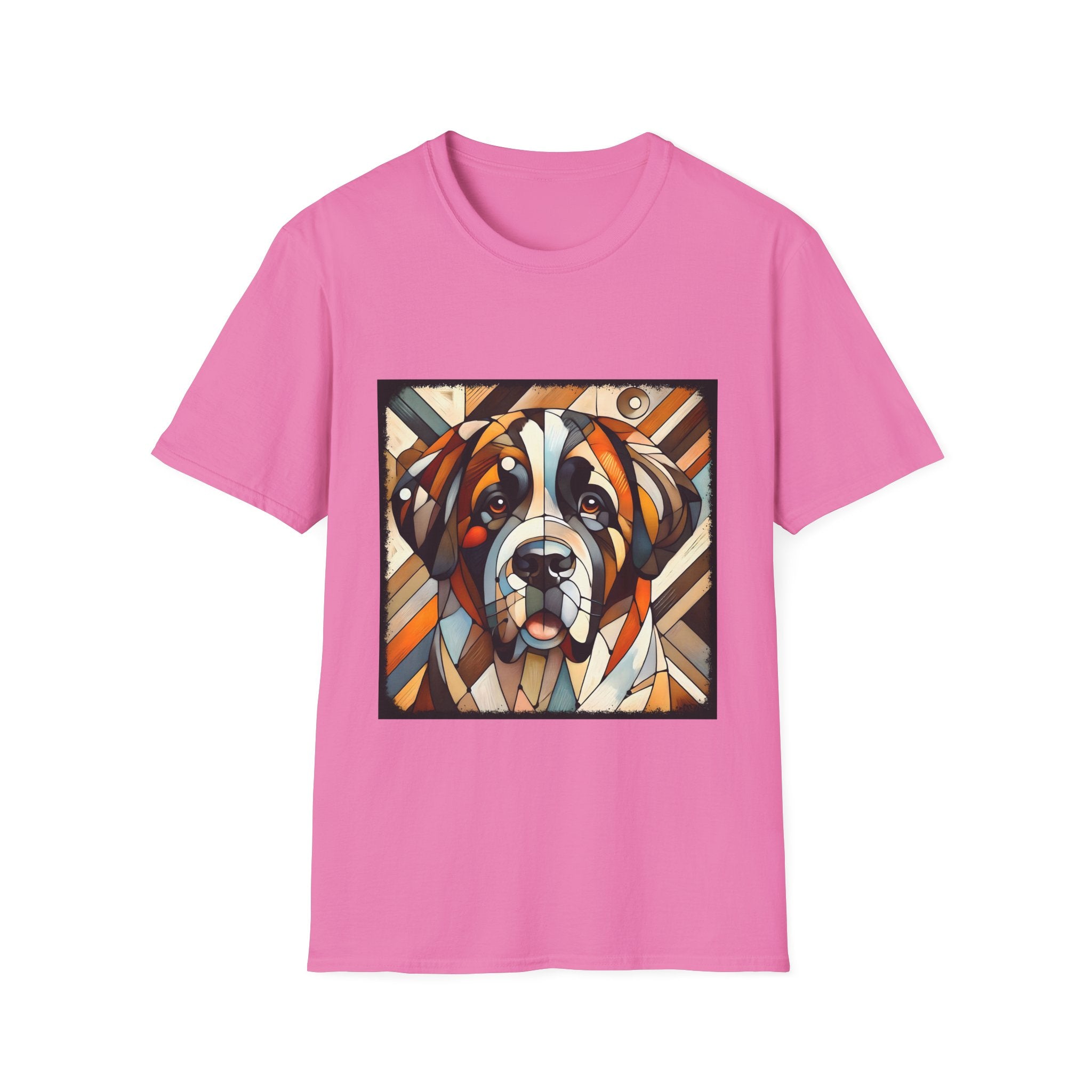 Saint Bernard Bold Geometric | Unisex Dog T-Shirt
