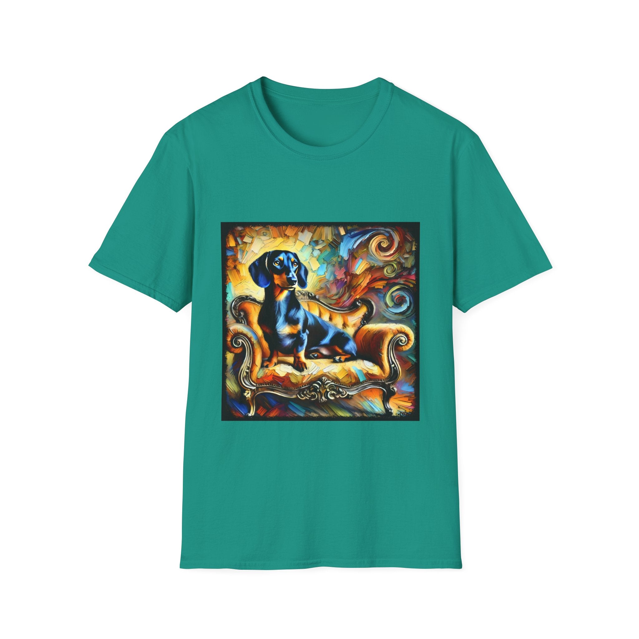 Dachshund Bold Swirl | Unisex Dog T-Shirt