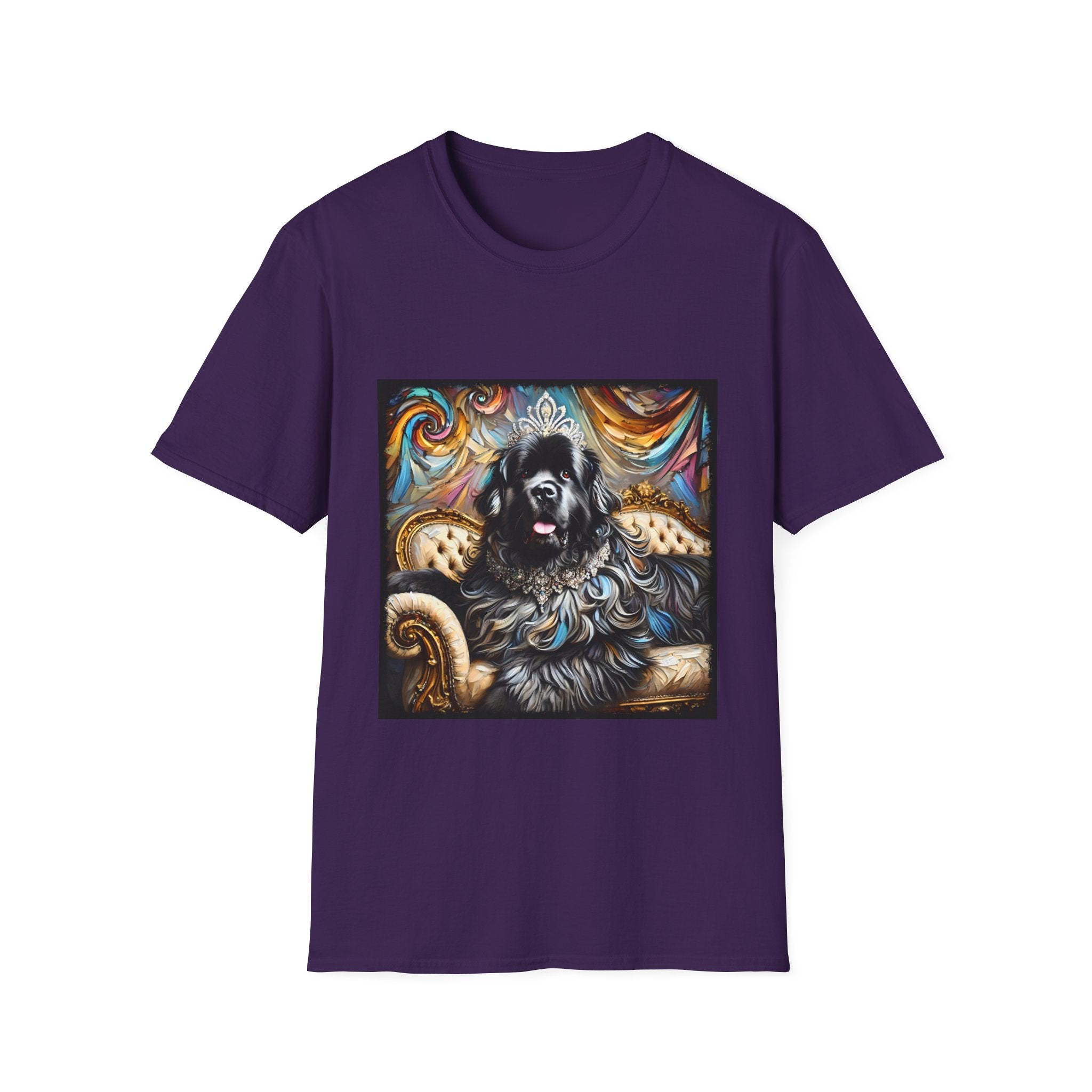 Newfoundland Diamond Diva Swirl | Unisex Dog T-Shirt