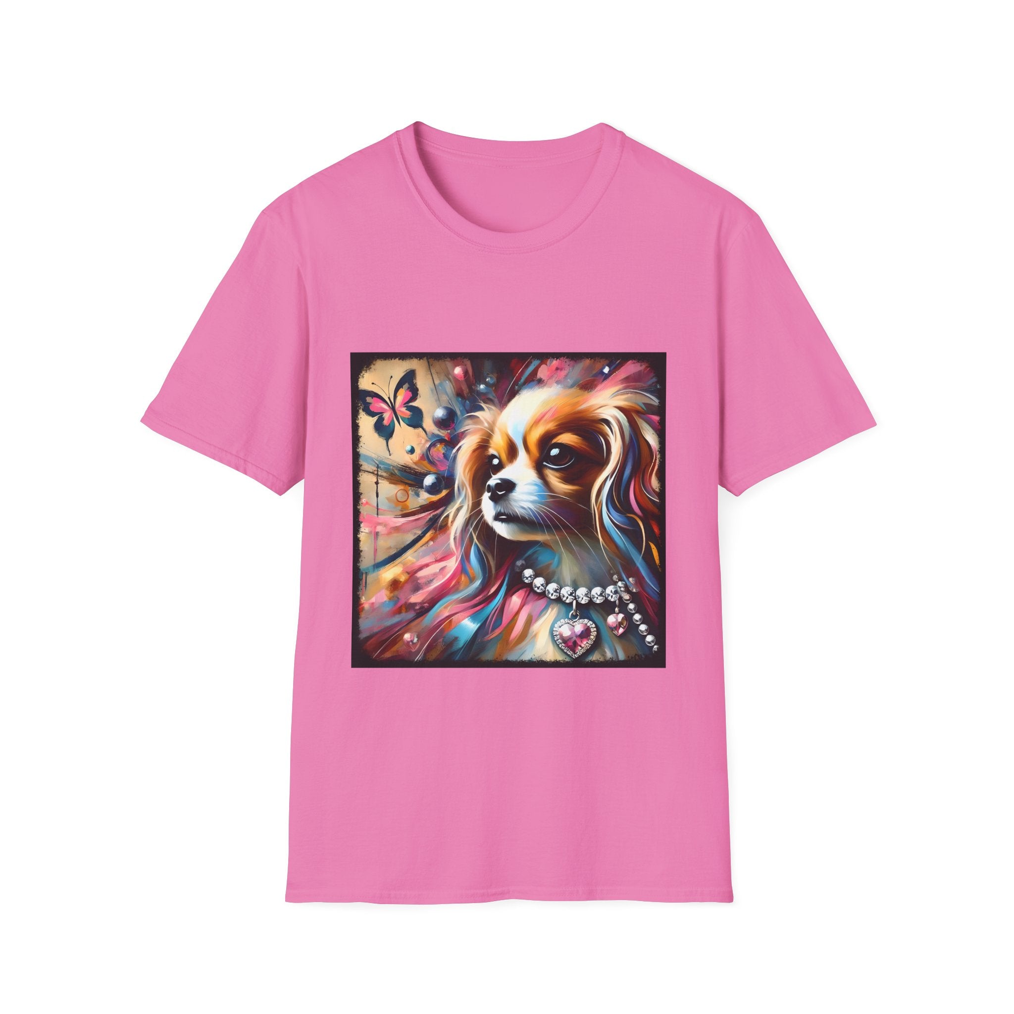 Cavalier King Charles Spaniel Pink Diamond Classic | Unisex Dog T-Shirt