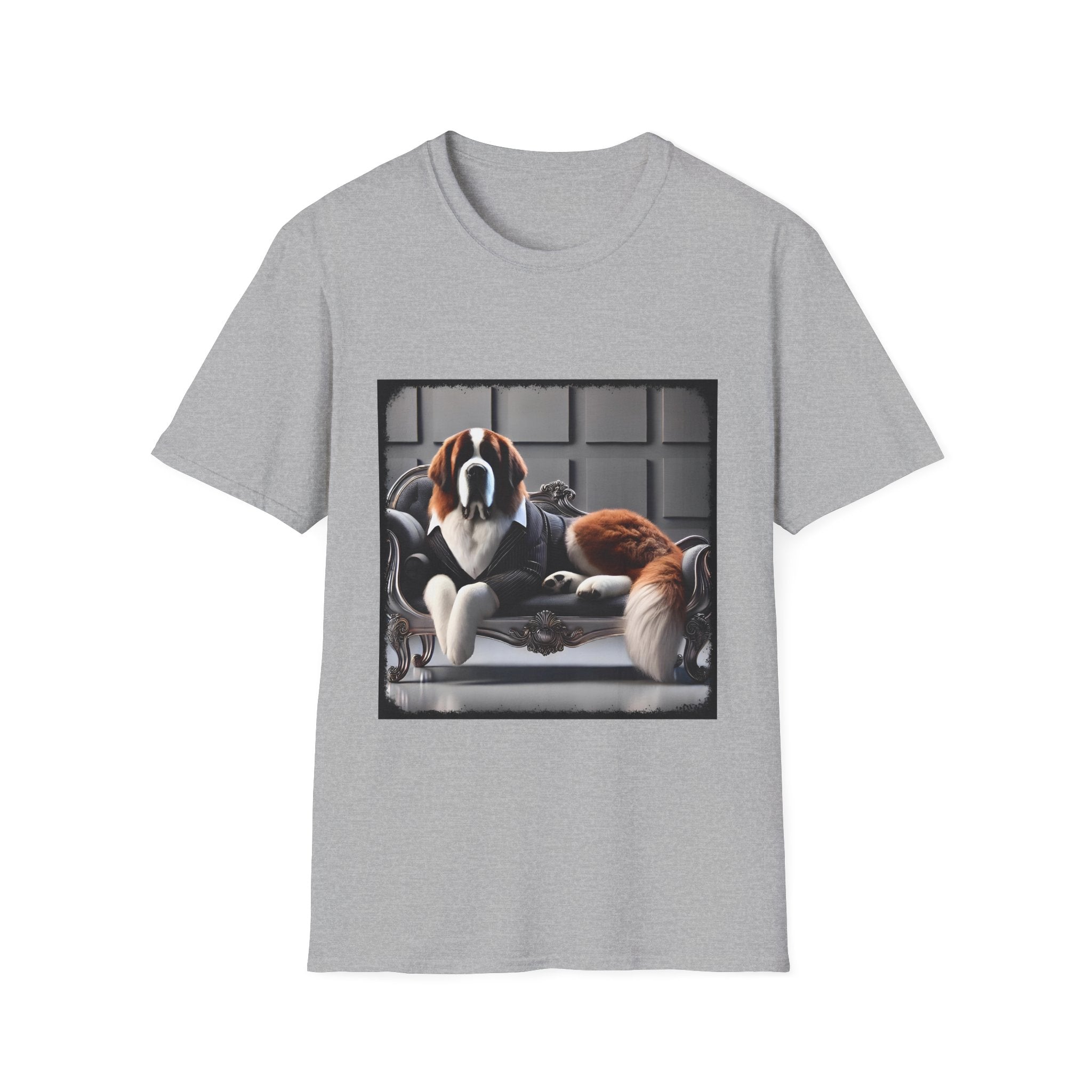 Saint Bernard Tux Luxe | Unisex Dog T-Shirt