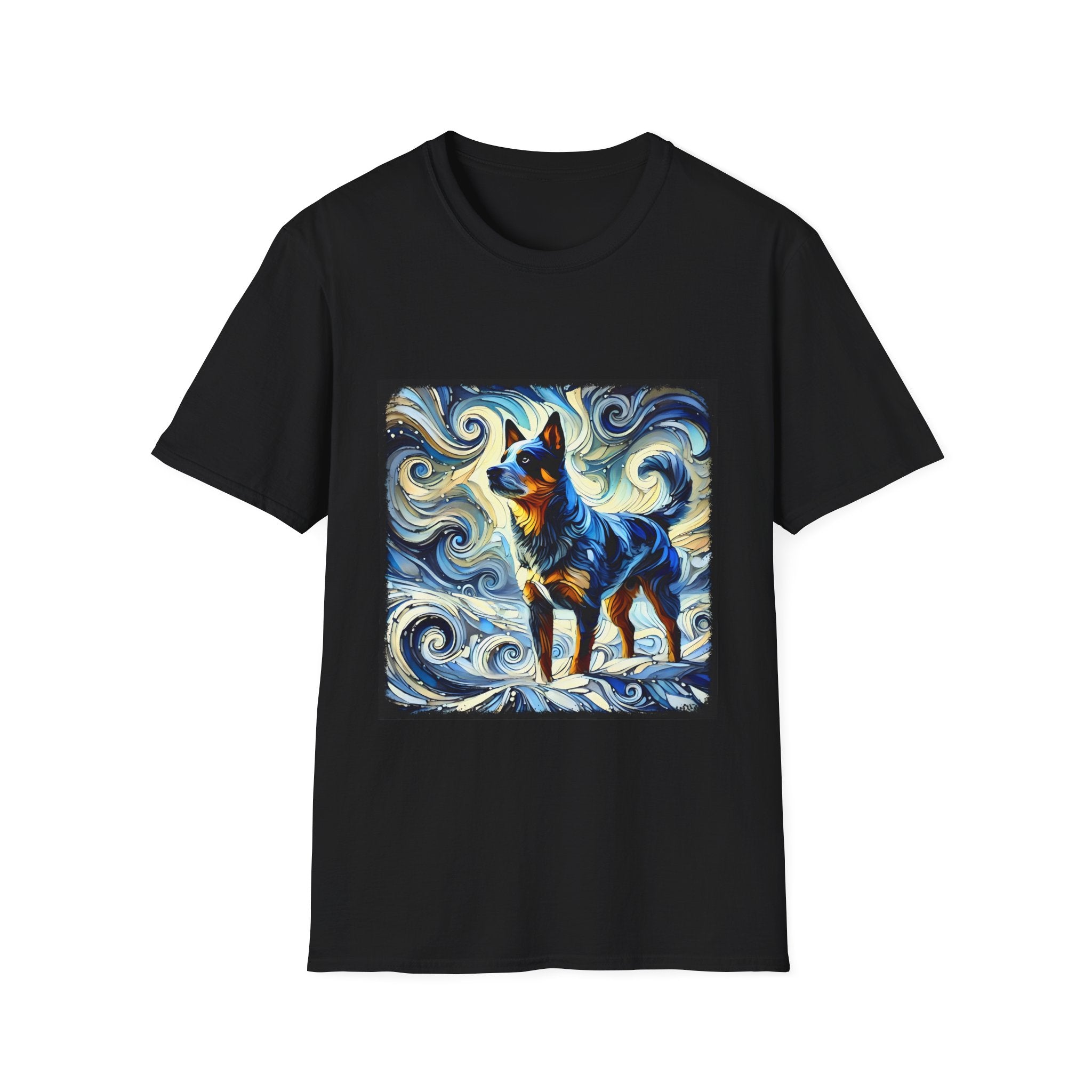 Australian Cattle Dog Blue Swirl | Unisex Dog T-Shirt