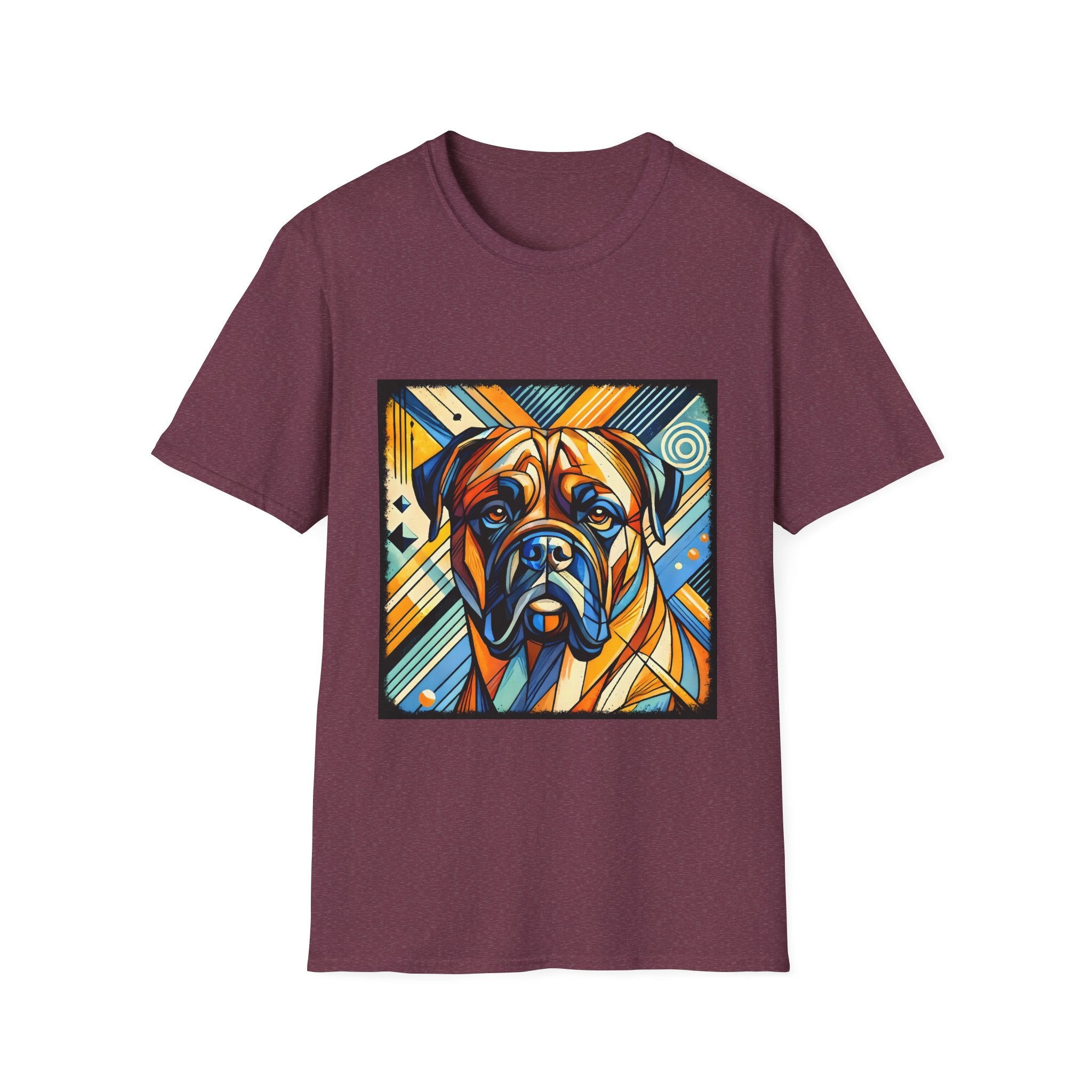 Bullmastiff Warm Geometric | Unisex Dog T-Shirt