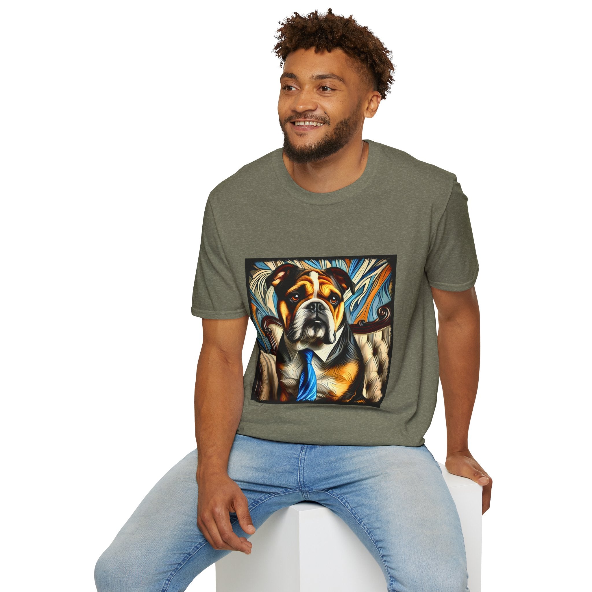 Bulldog Beautiful Boy | Unisex Dog T-Shirt