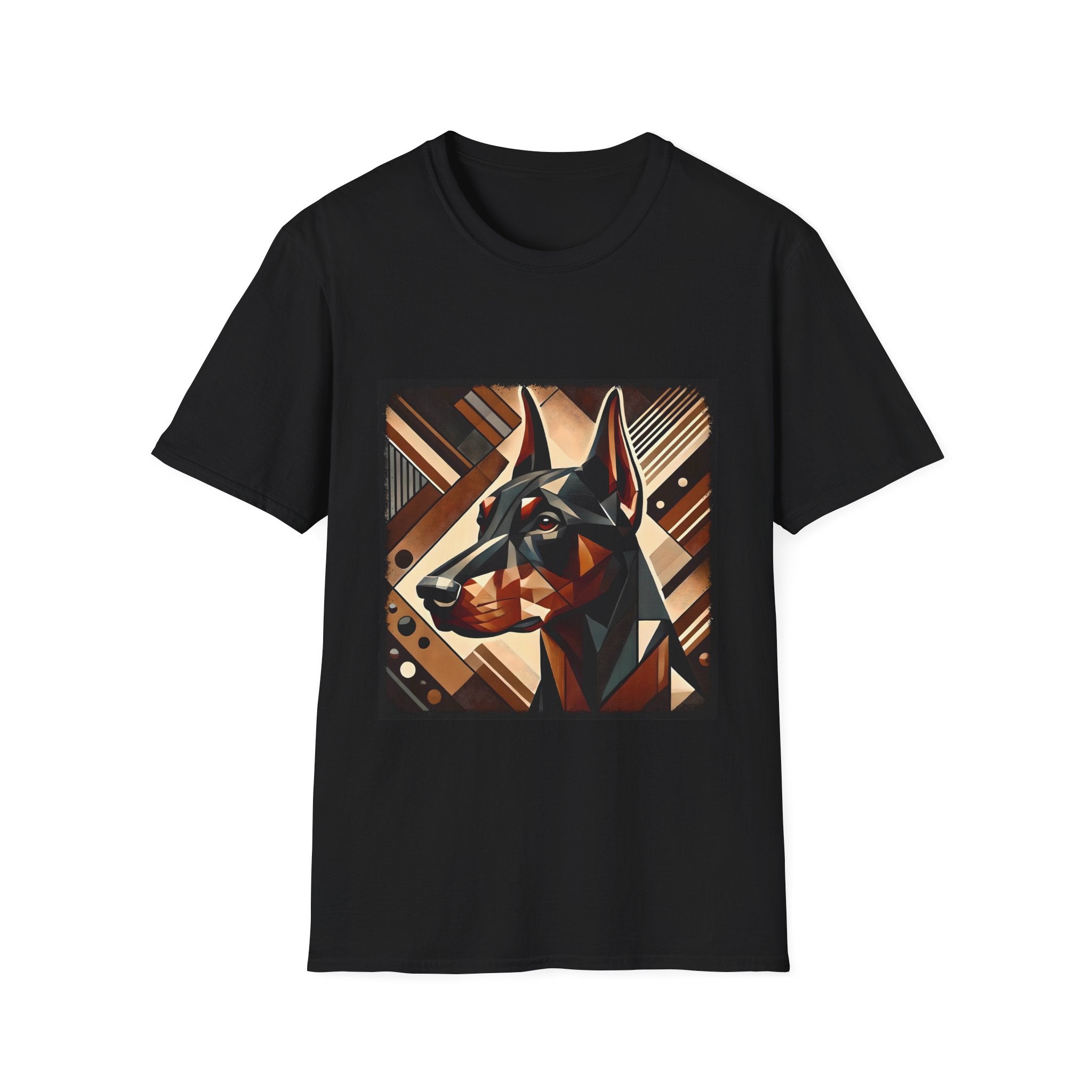 Doberman Pinscher Bold Geometric | Unisex Dog T-Shirt