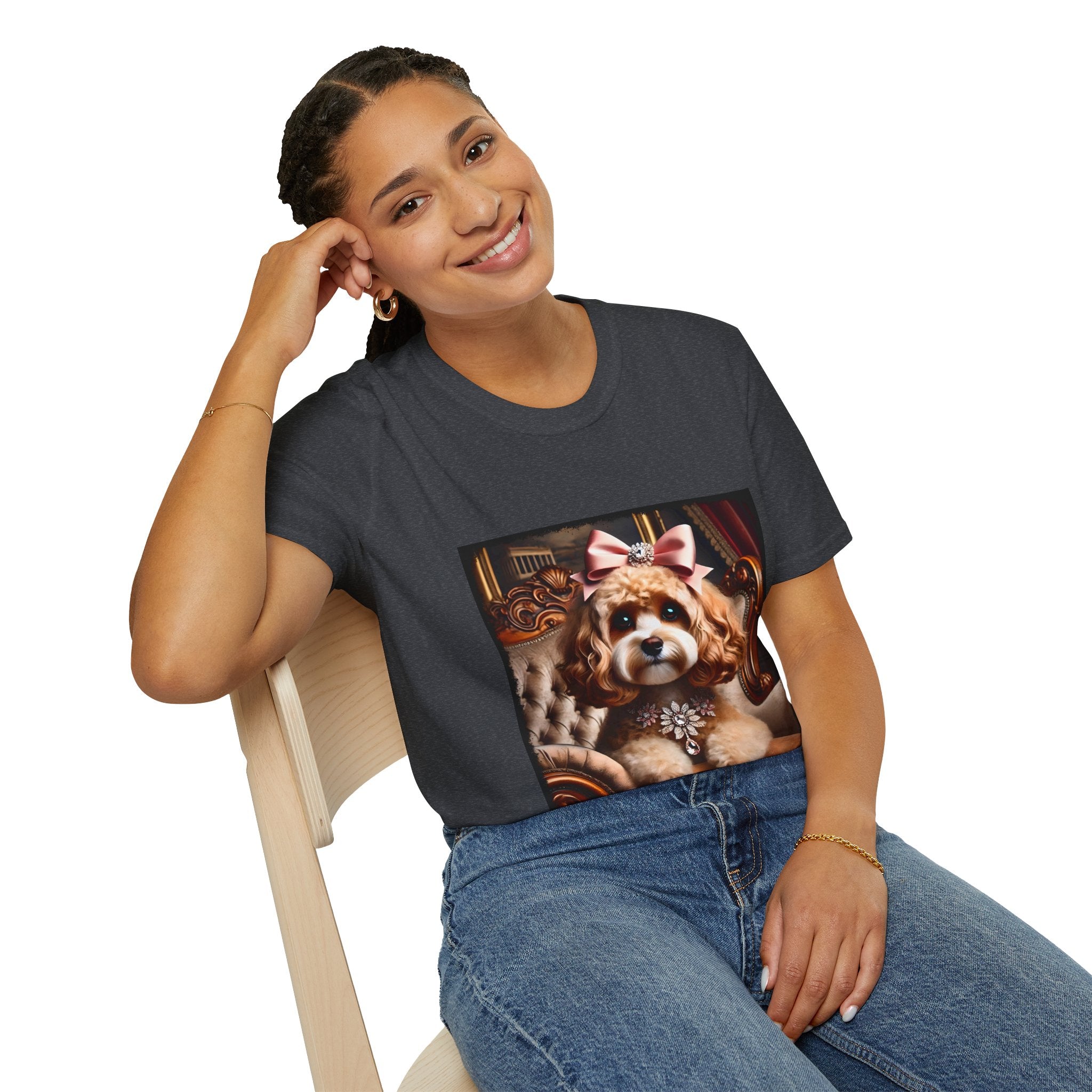 Cavapoo Diamond Diva | Unisex Dog T-Shirt