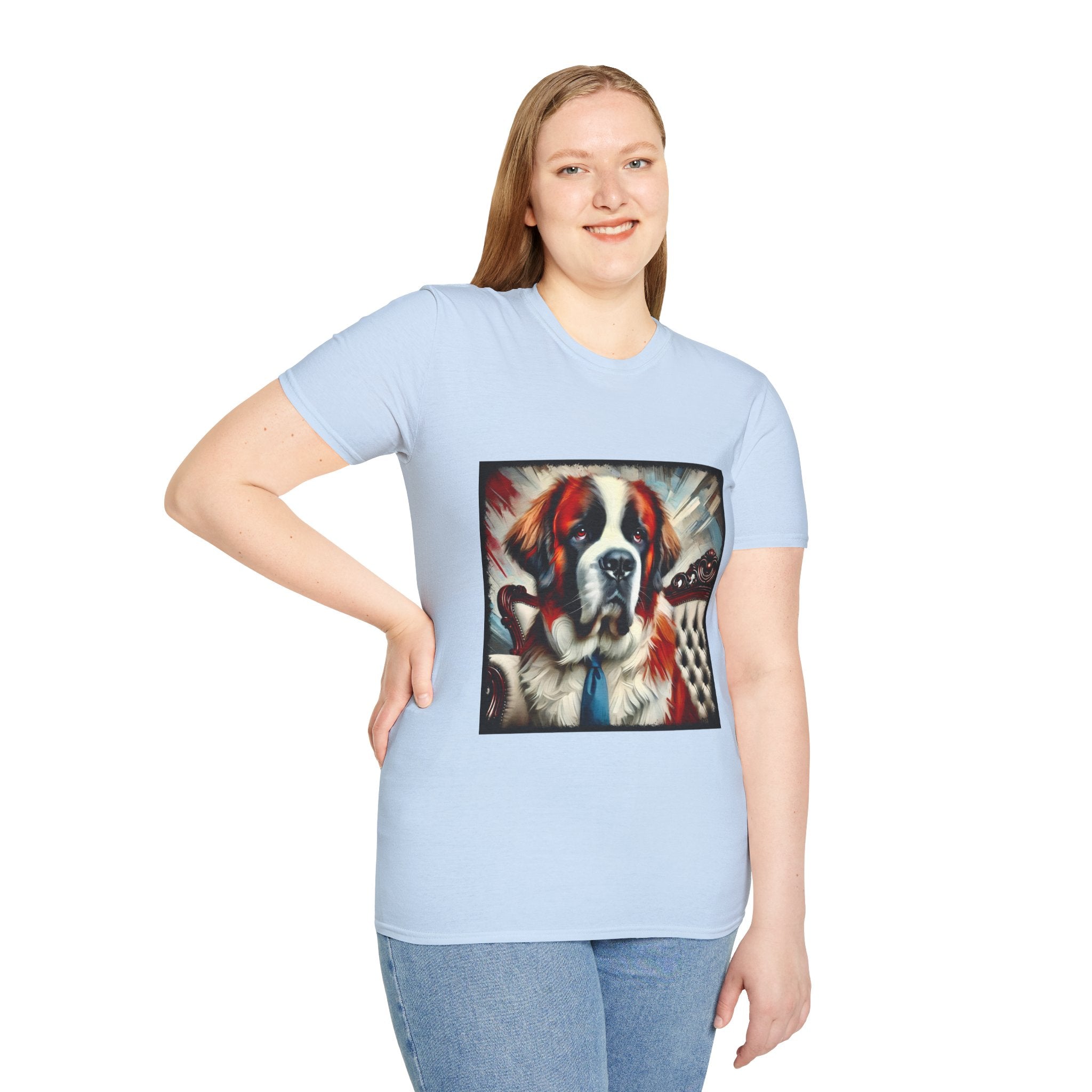 Saint Bernard Big Boss | Unisex Dog T-Shirt