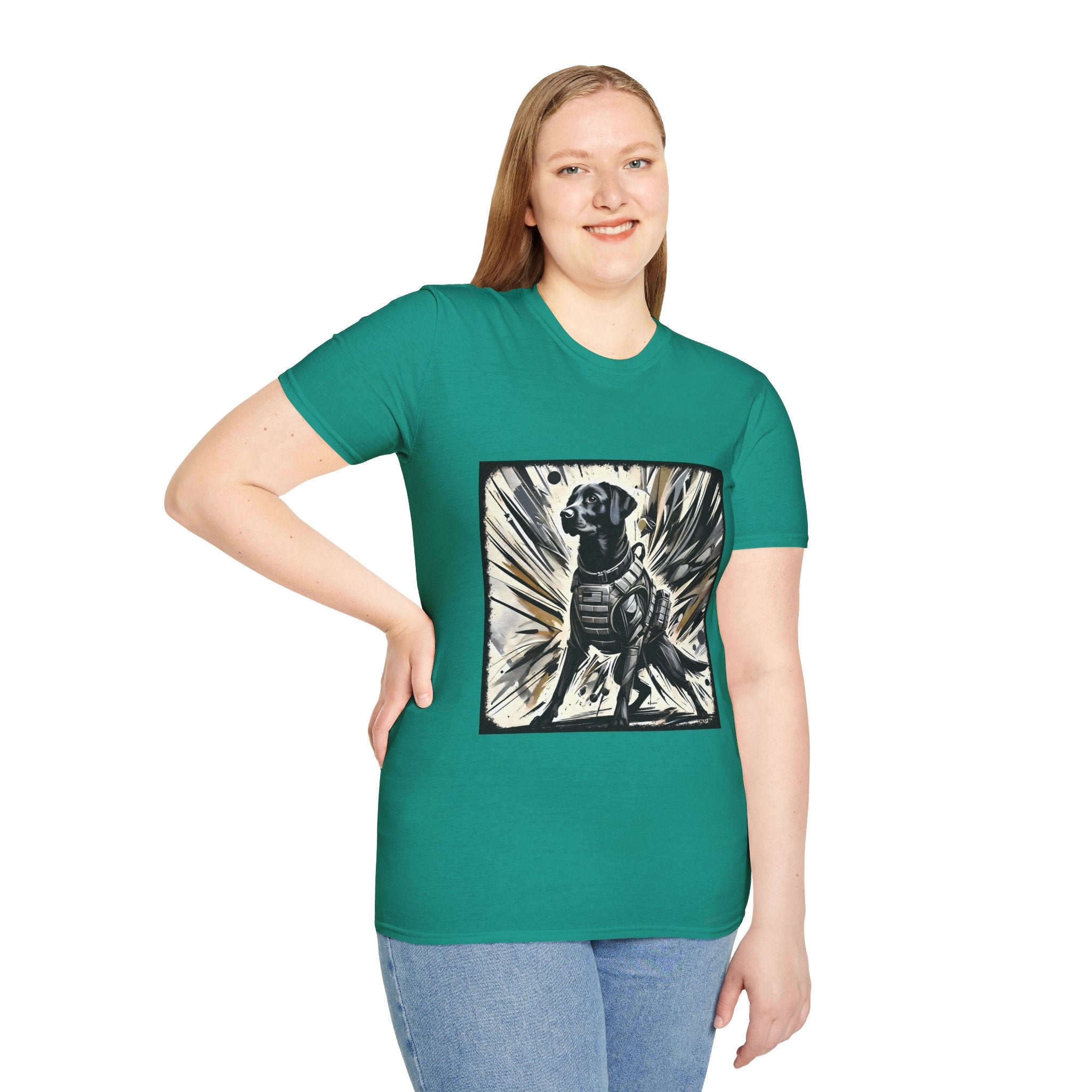 Labrador Retriever Bold Armor Classic | Unisex Dog T-Shirt