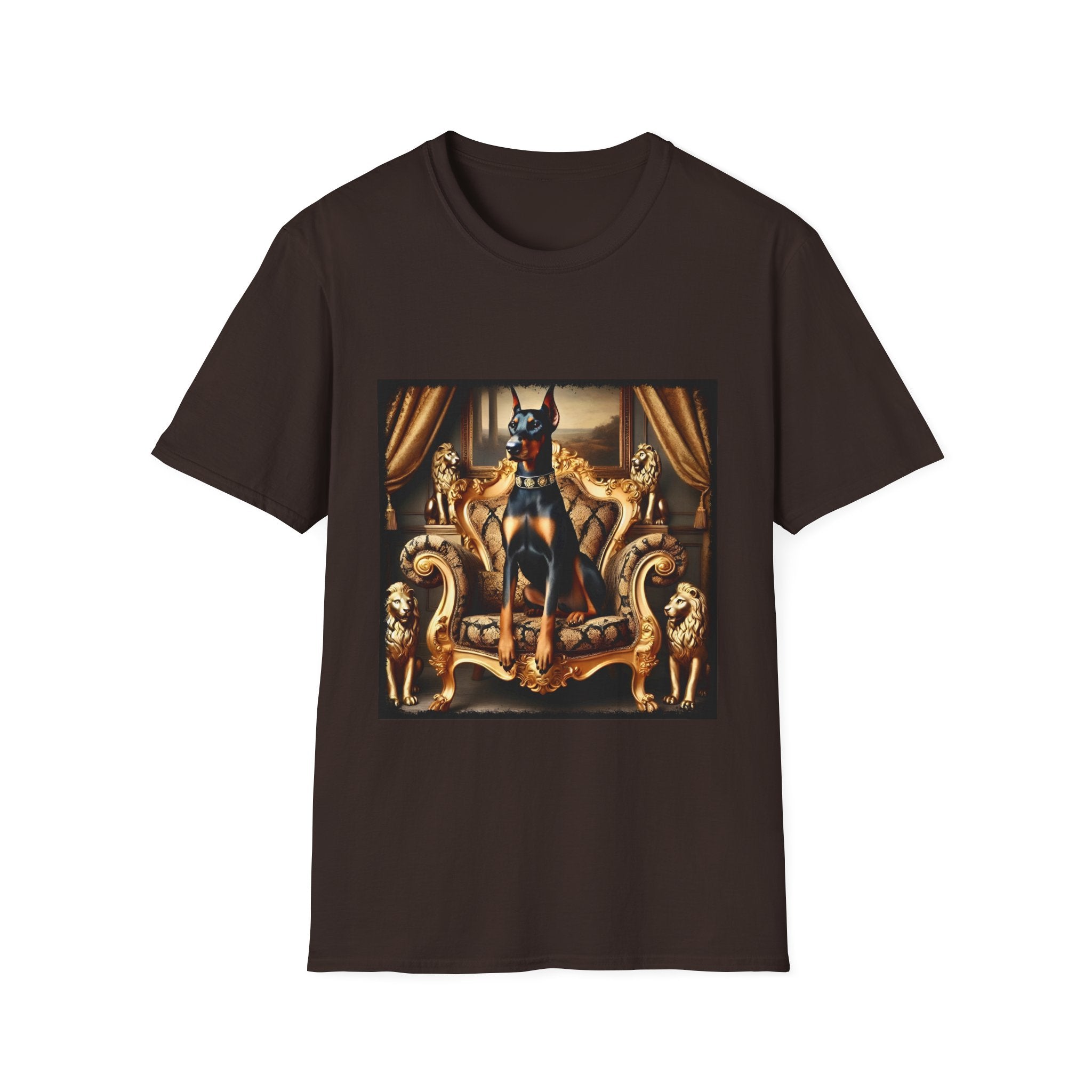 Doberman Pinscher Billionaire Bark | Unisex Dog T-Shirt