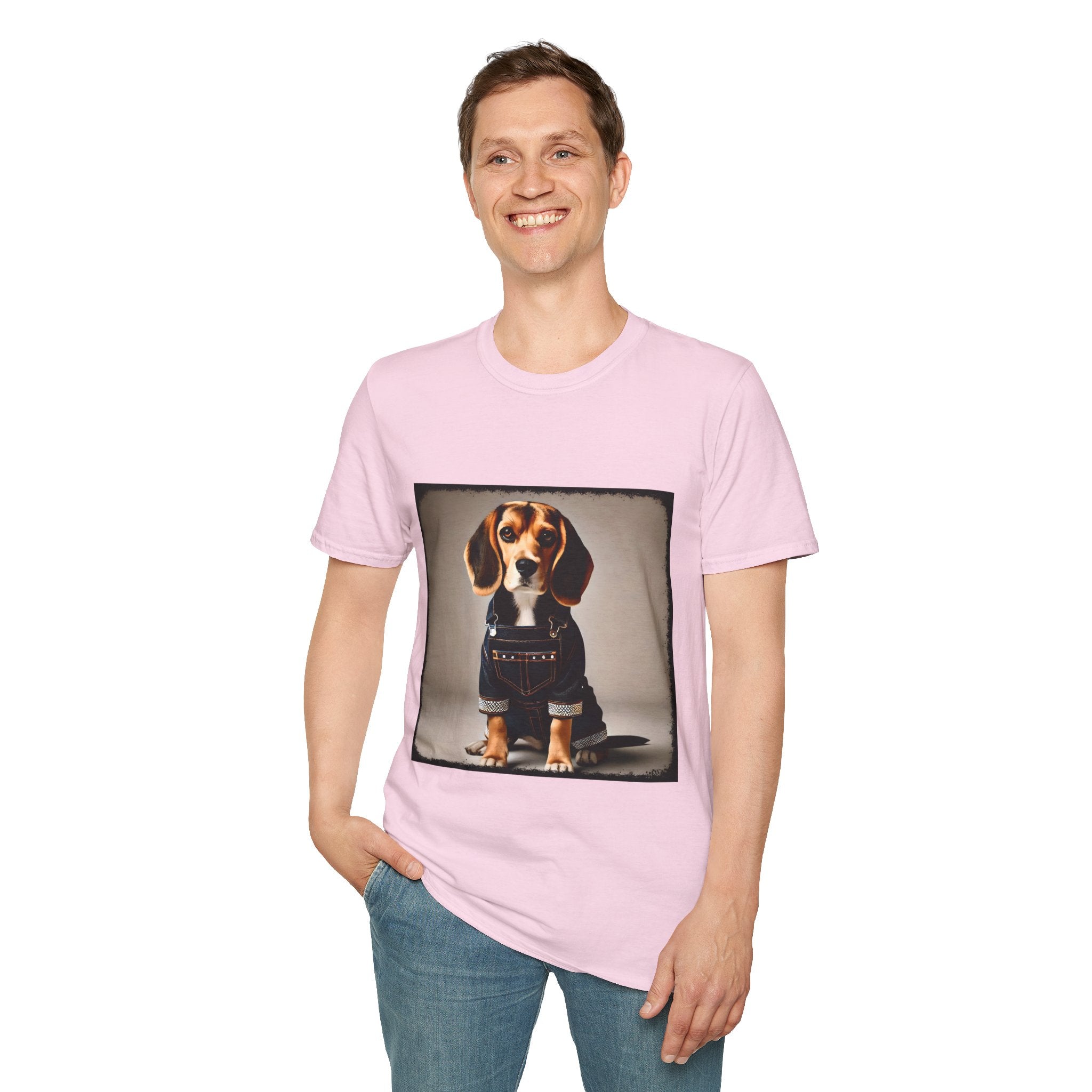 Beagle Denim Dream | Unisex Dog T-Shirt