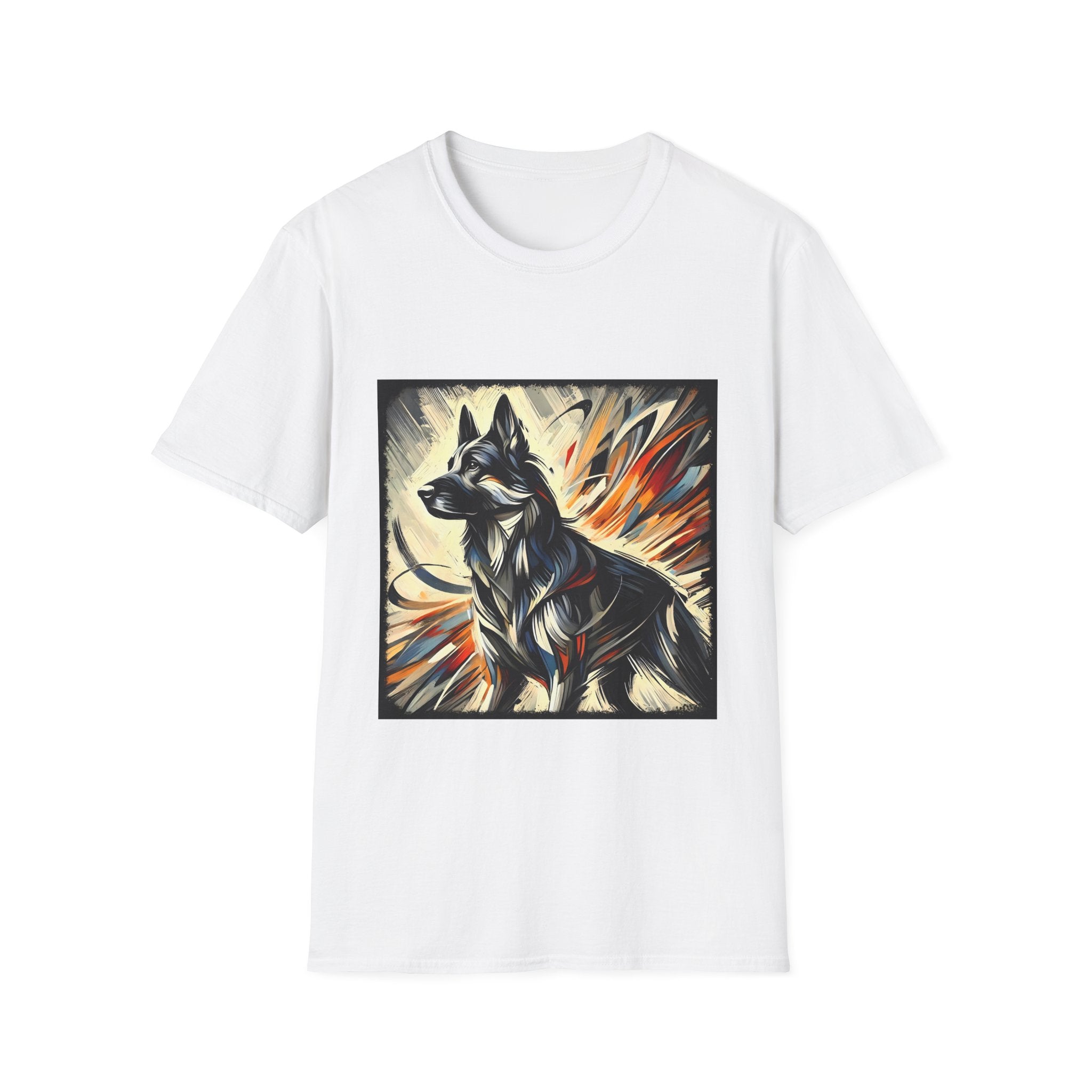 German Shepherd Fire Classic | Unisex Dog T-Shirt