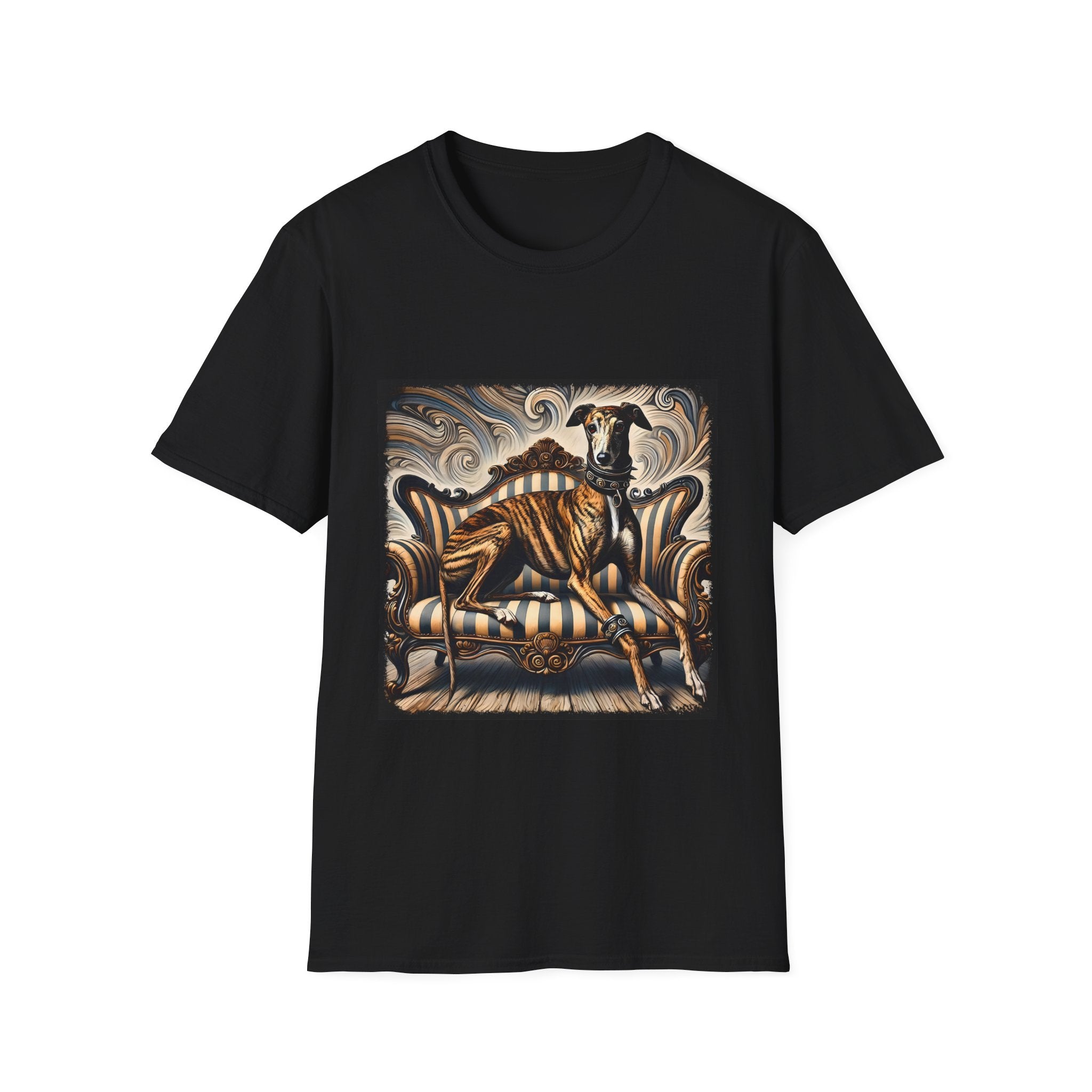 Greyhound Brindle Rocker | Unisex Dog T-Shirt