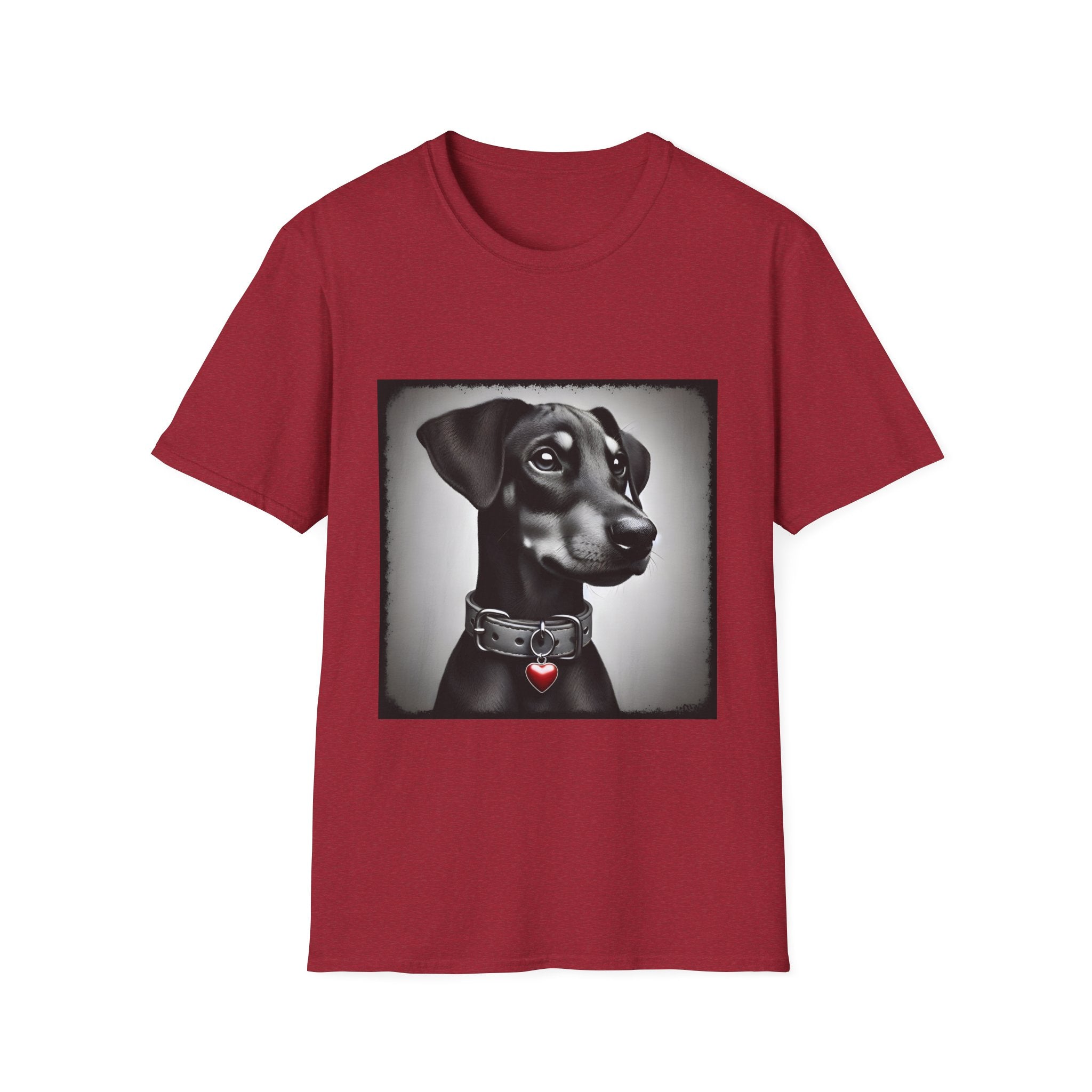 Doberman Pinscher Heart Charmer | Unisex Dog T-Shirt