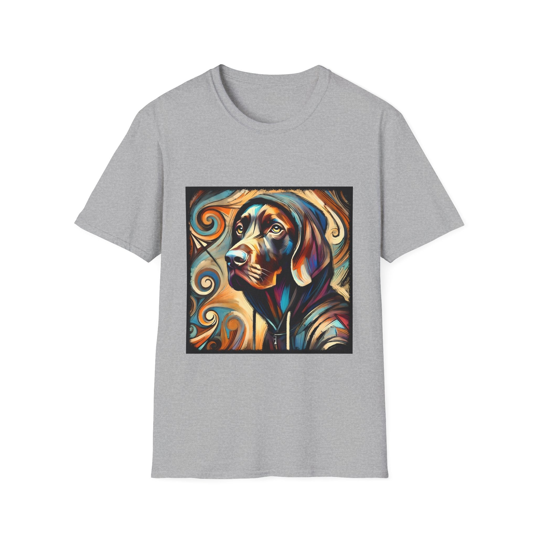 German Shorthaired Pointer Relaxed Swirl | Unisex Dog T-Shirt