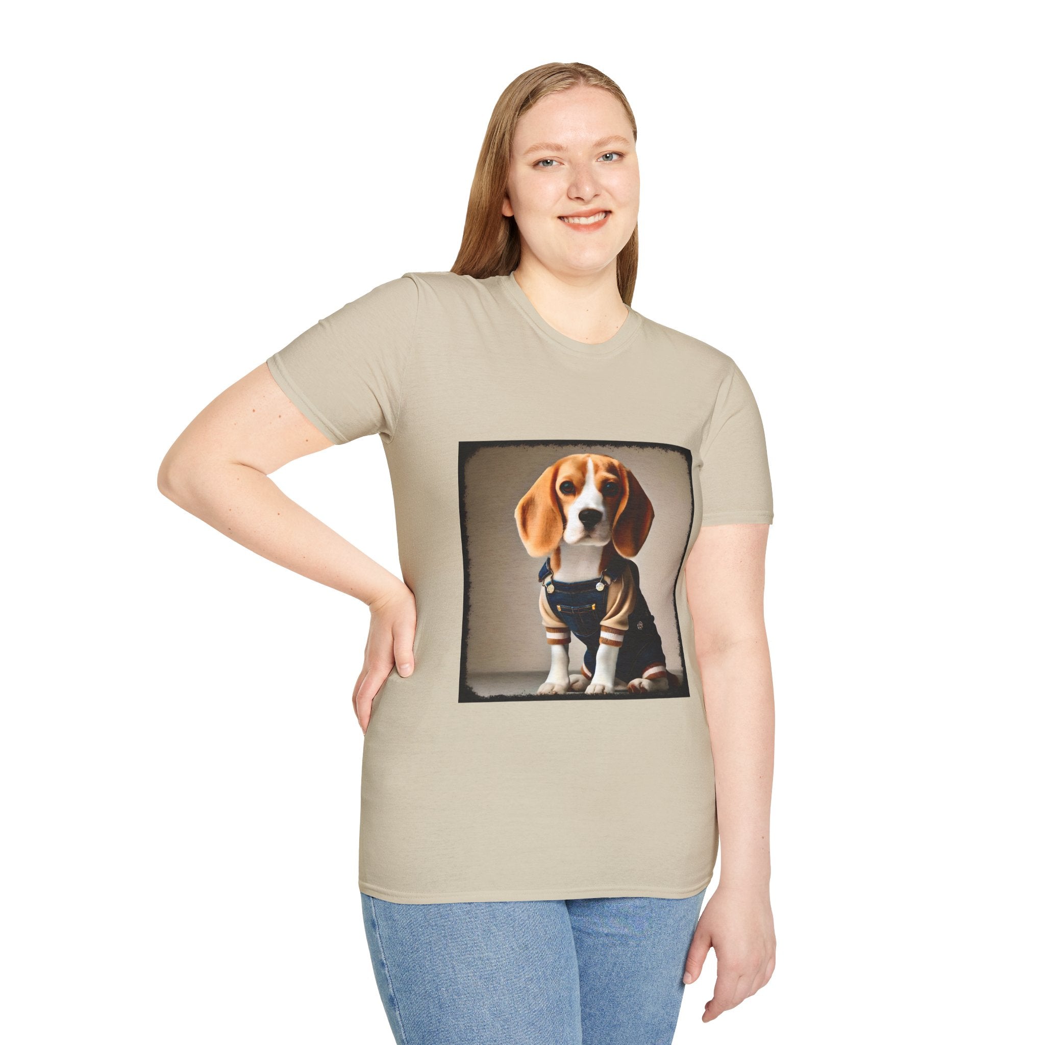 Beagle Denim Doll | Unisex Dog T-Shirt
