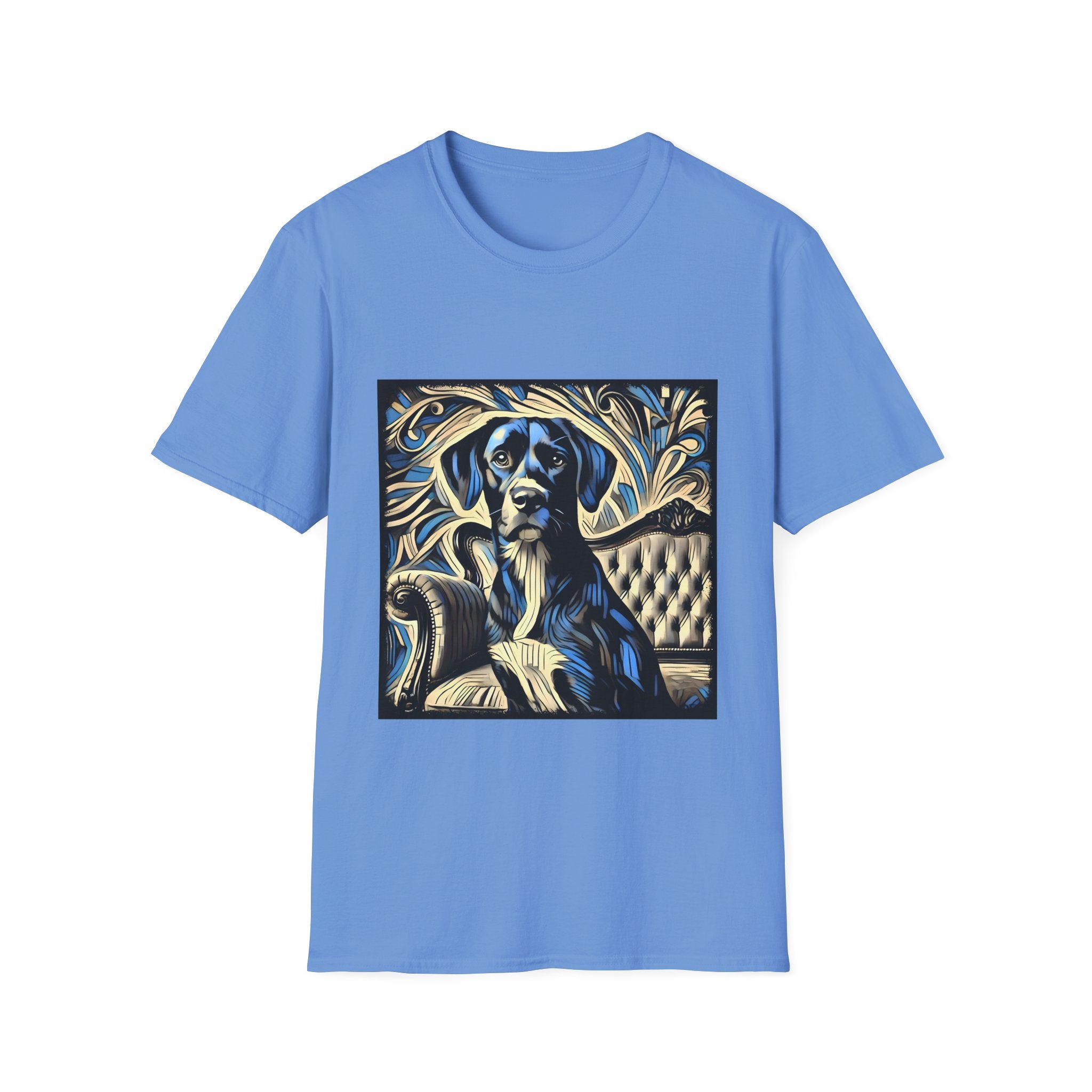 Labrador Retriever Blue Swirl | Unisex Dog T-Shirt