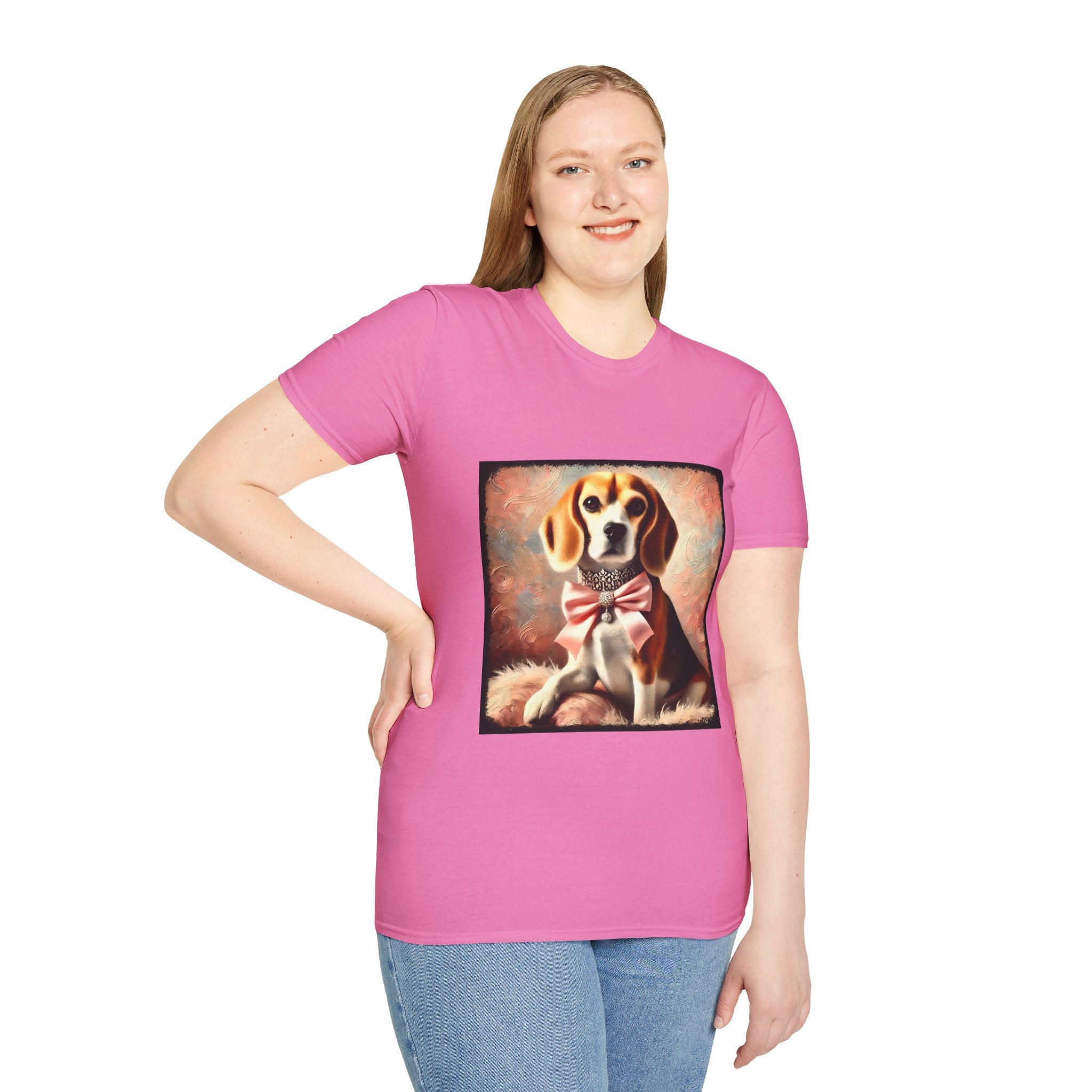 Beagle Diamond Princess Classic | Unisex Dog T-Shirt