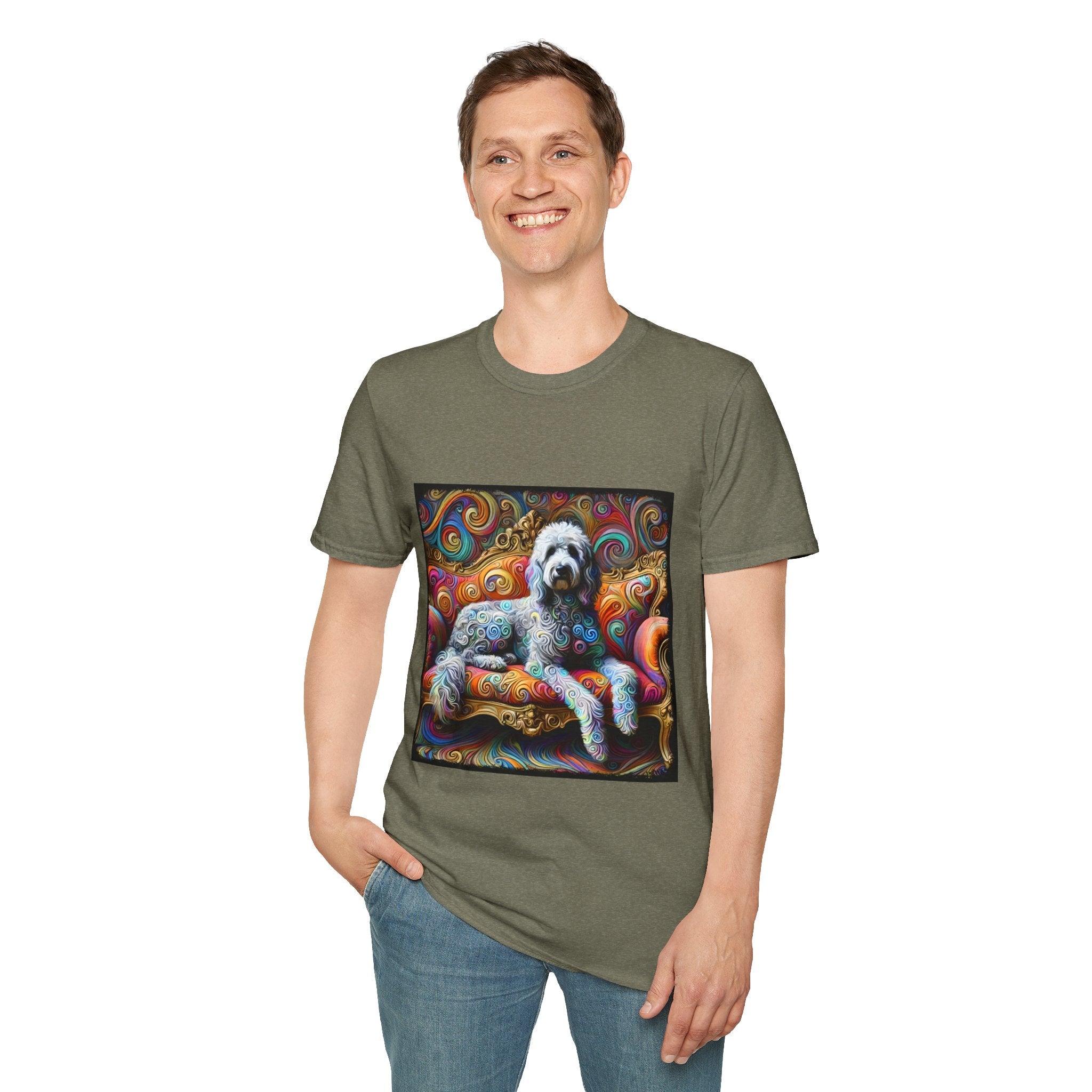 Labradoodle Vivid Swirl | Unisex Dog T-Shirt