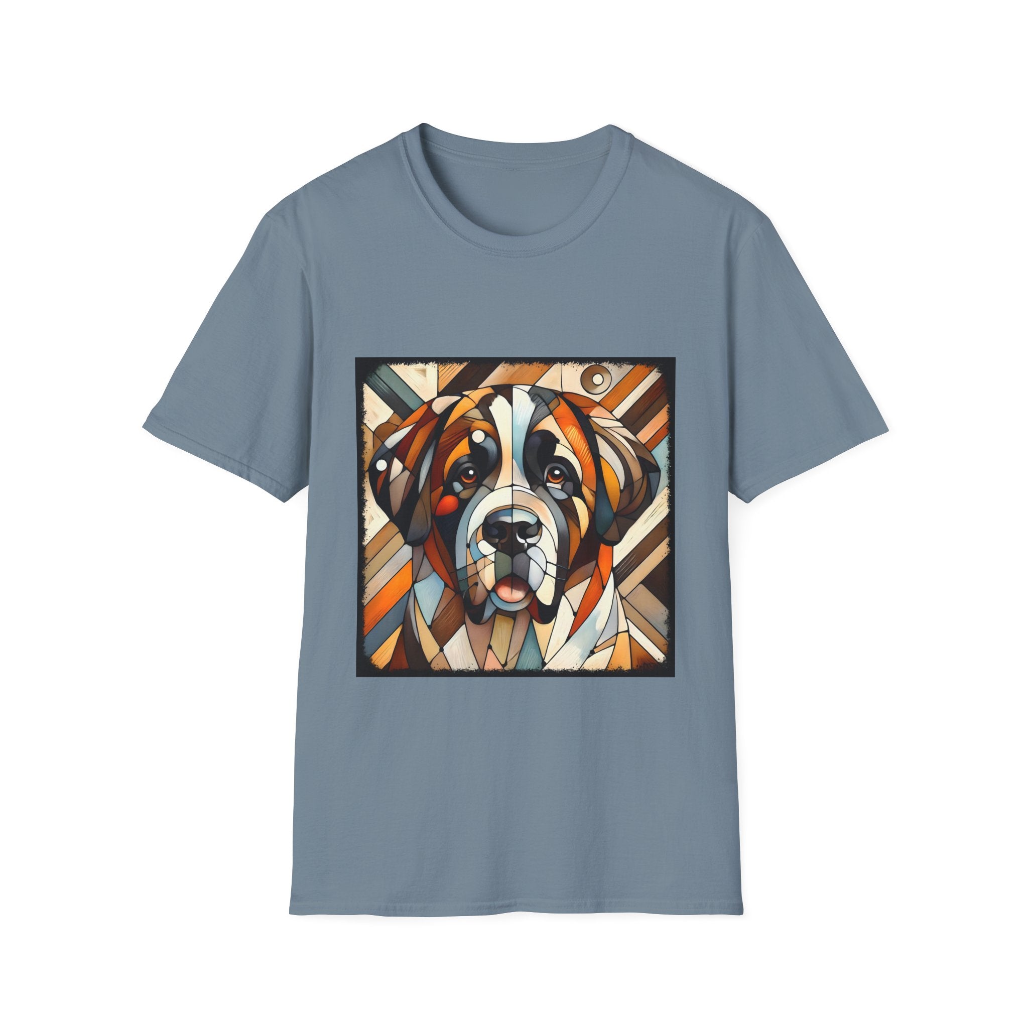 Saint Bernard Bold Geometric | Unisex Dog T-Shirt