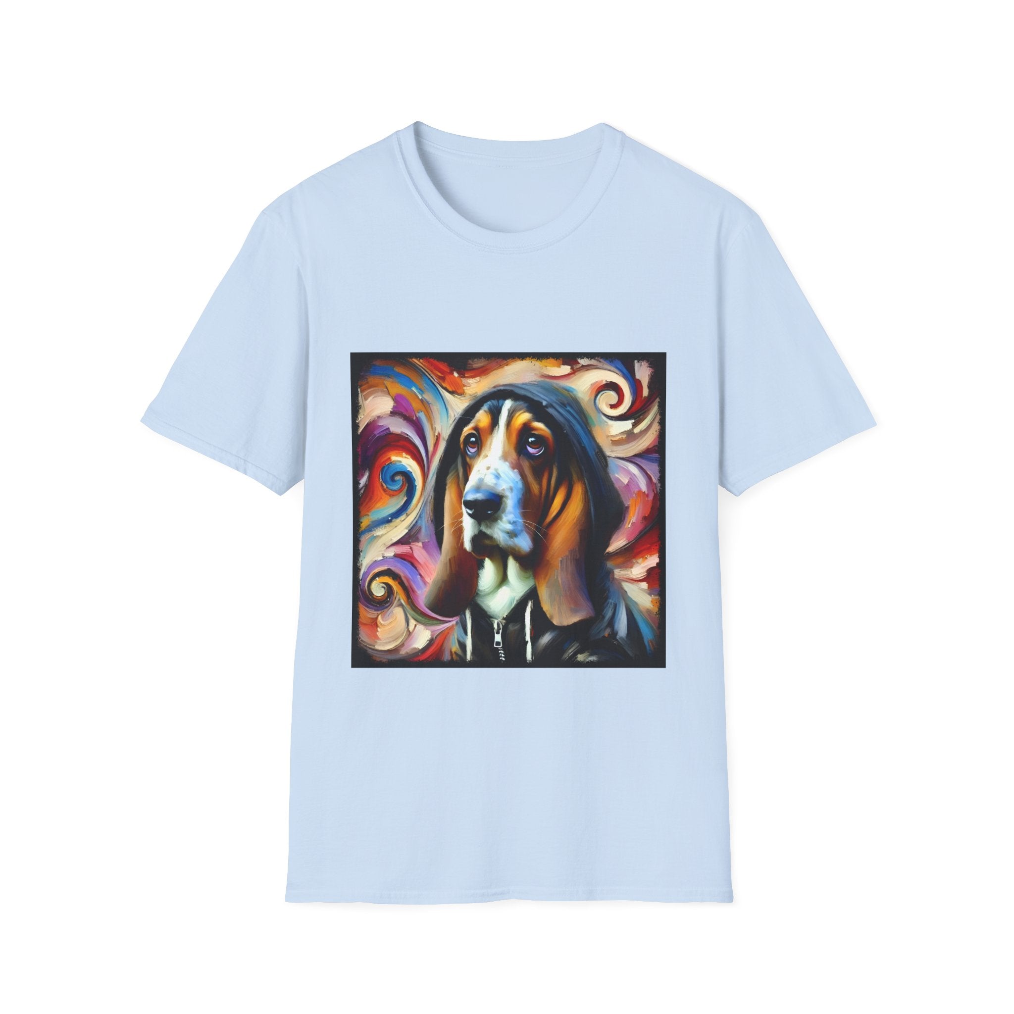 Basset Hound Hoodie Swirl | Unisex Dog T-Shirt