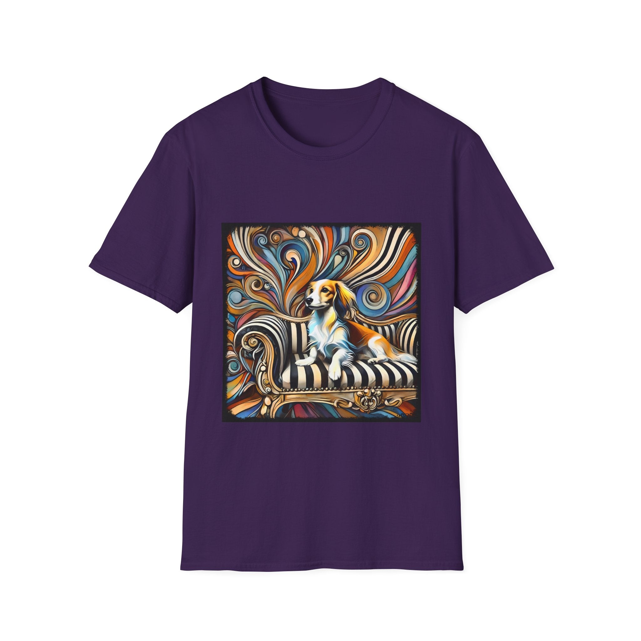 Dachshund Chic Swirl | Unisex Dog T-Shirt