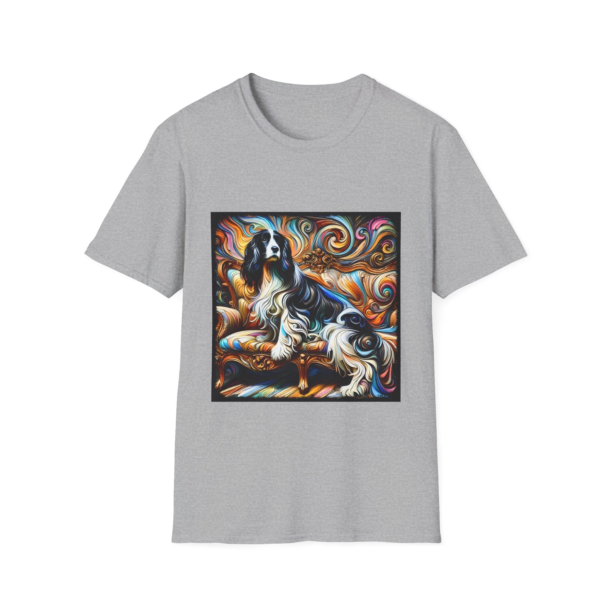 English Springer Spaniel Dynamic Swirl | Unisex Dog T-Shirt