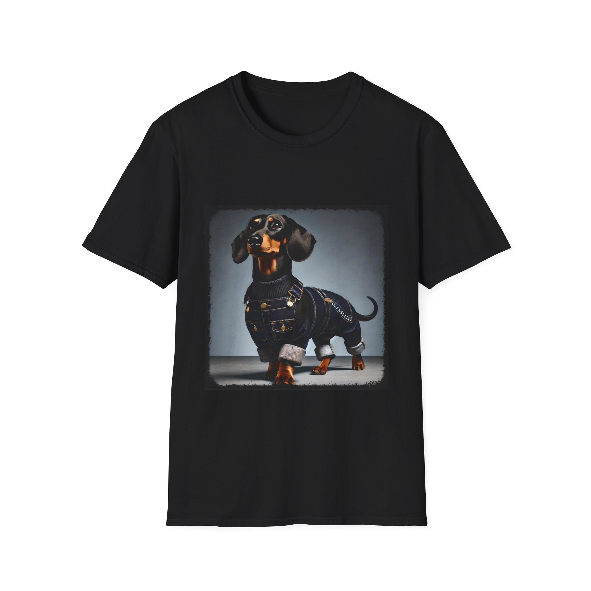 Dachshund Denim Doll | Unisex Dog T-Shirt