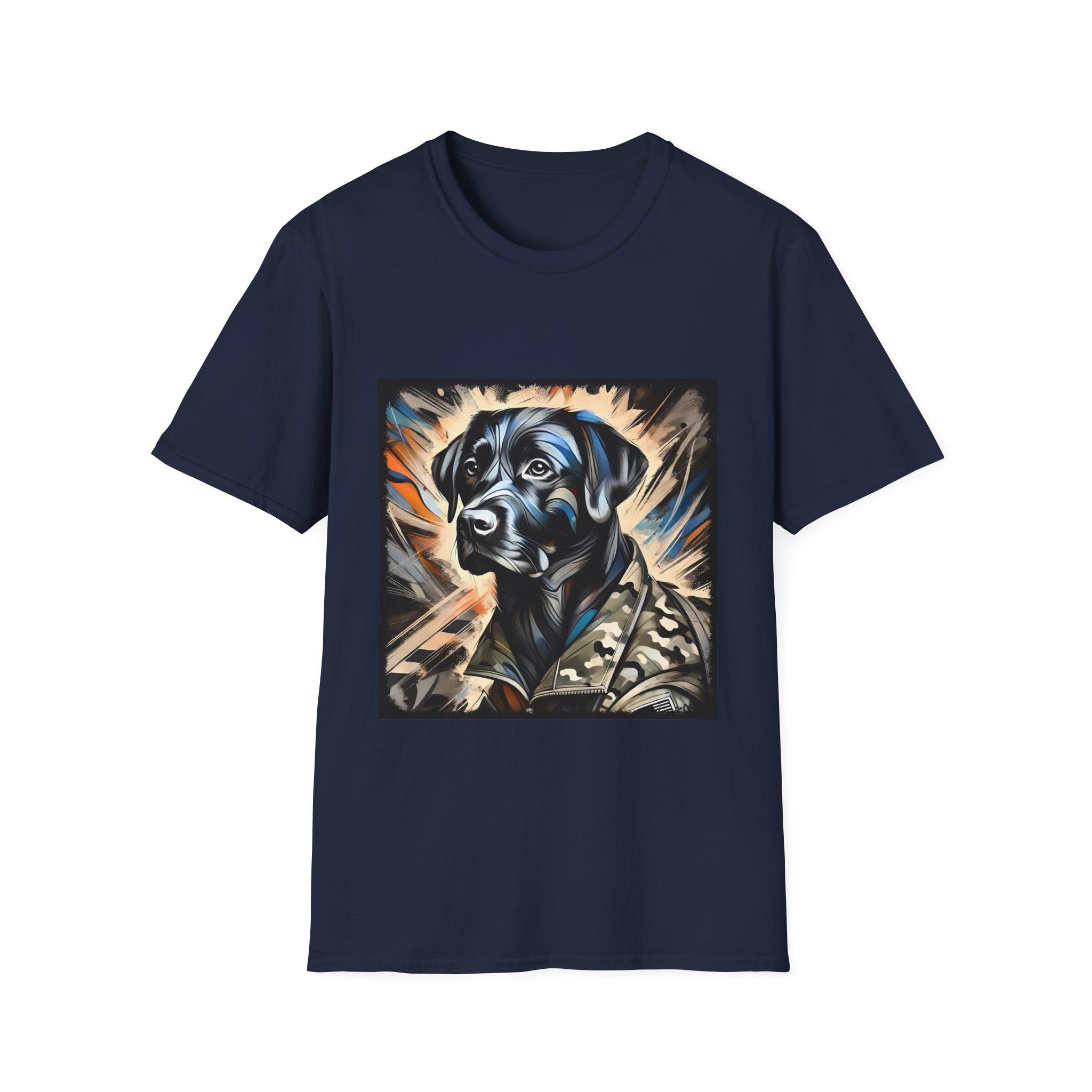 Labrador Retriever Bold Camo Classic | Unisex Dog T-Shirt