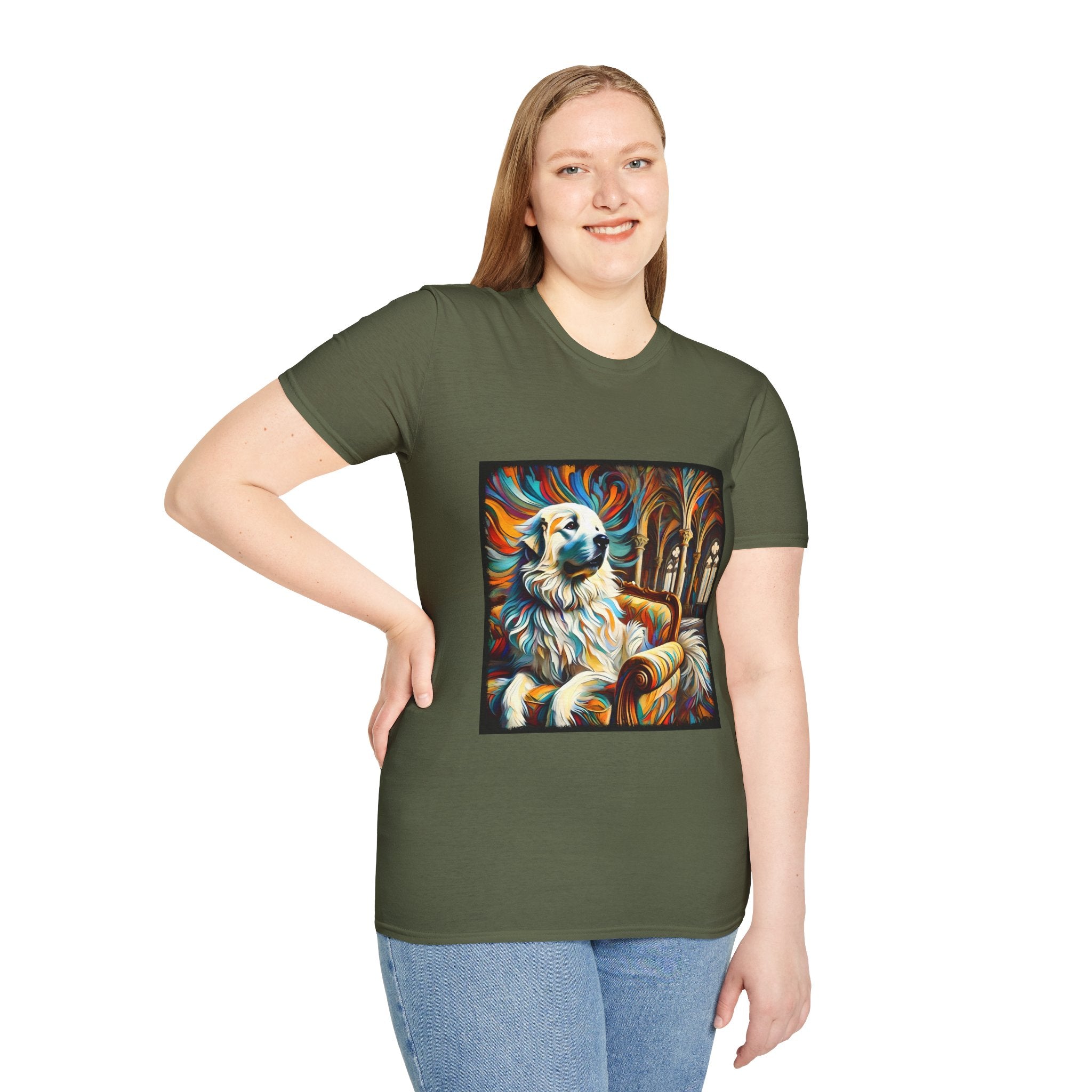Great Pyrenees Bold Swirl | Unisex Dog T-Shirt