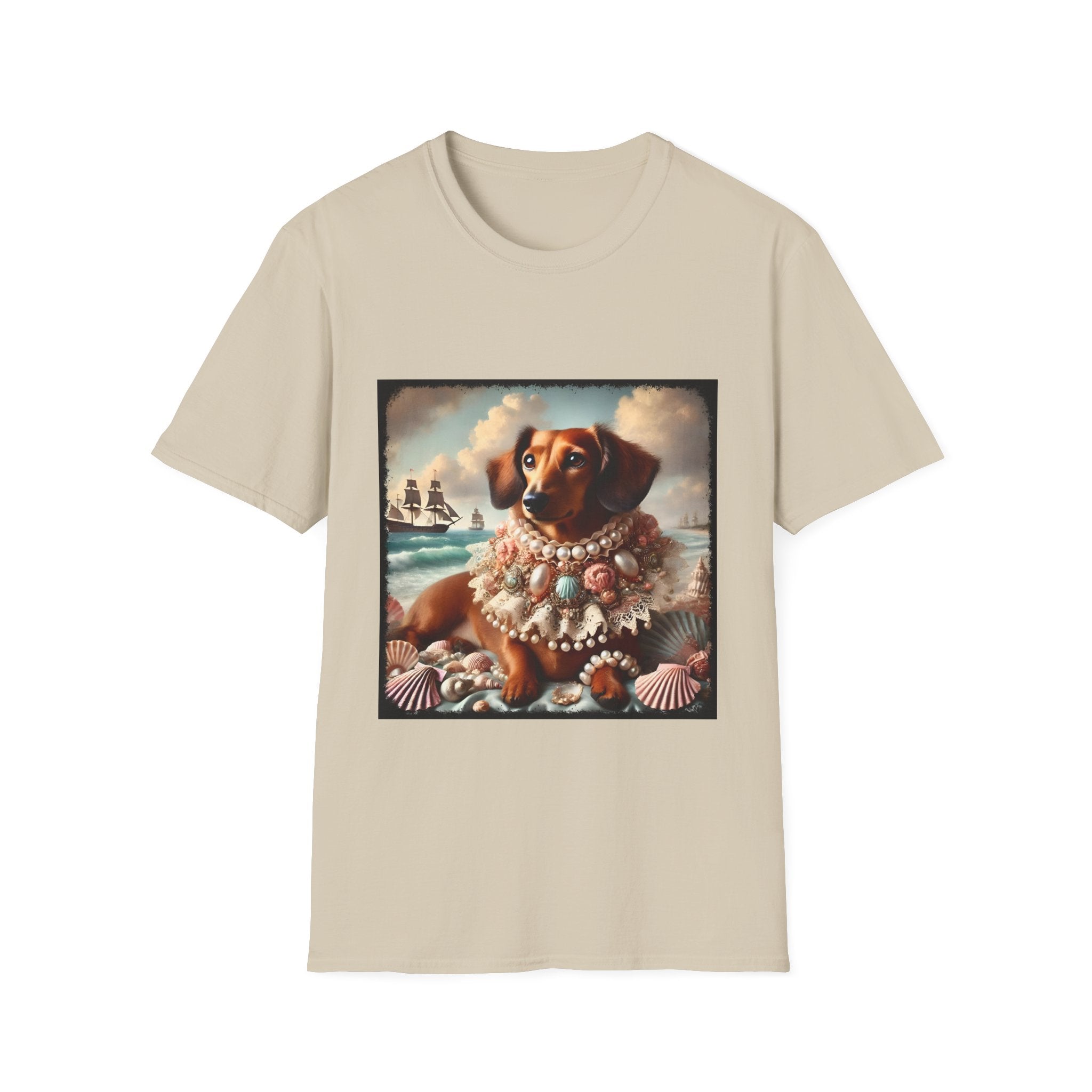 Dachshund Ocean Muse | Unisex Dog T-Shirt