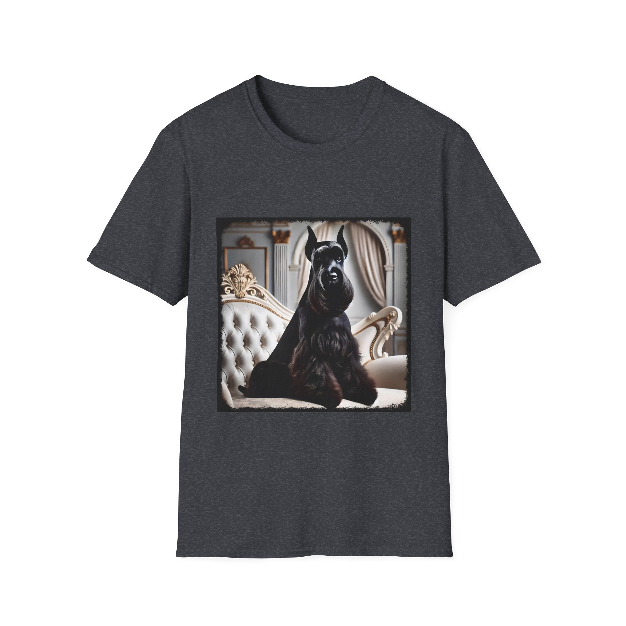 Schnauzer Posh Pose | Unisex Dog T-Shirt