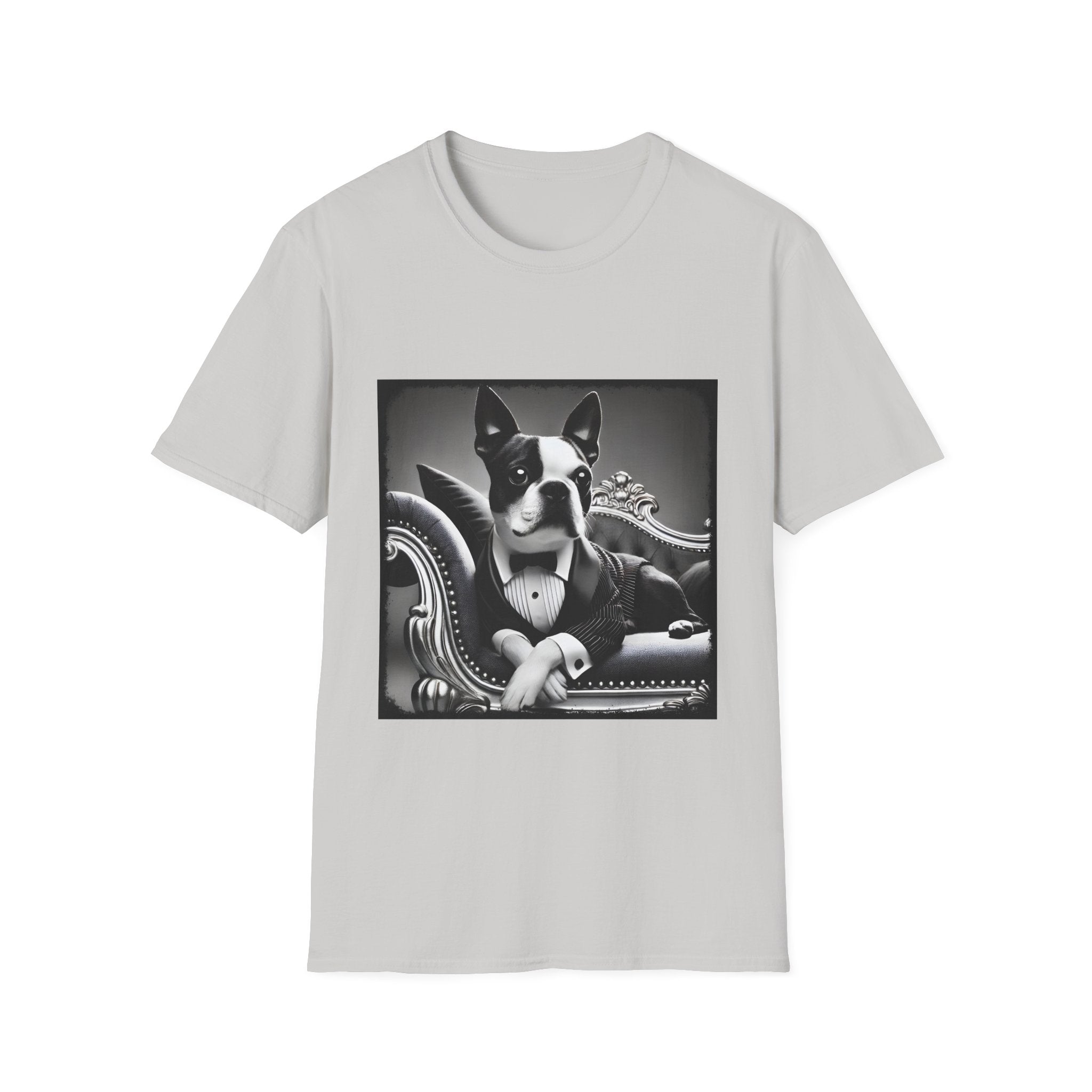 Boston Terrier Tux Luxe | Unisex Dog T-Shirt