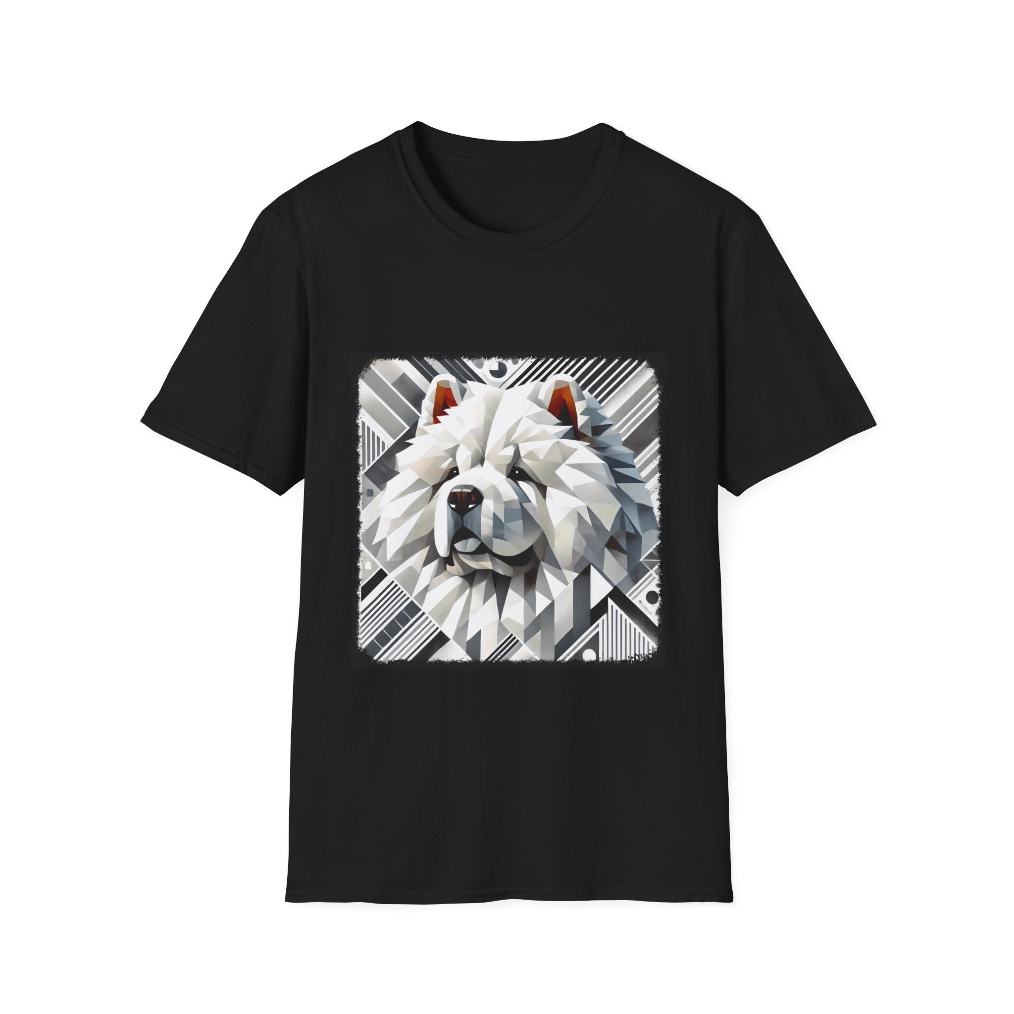 Chow Chow Snow Geometric | Unisex Dog T-Shirt