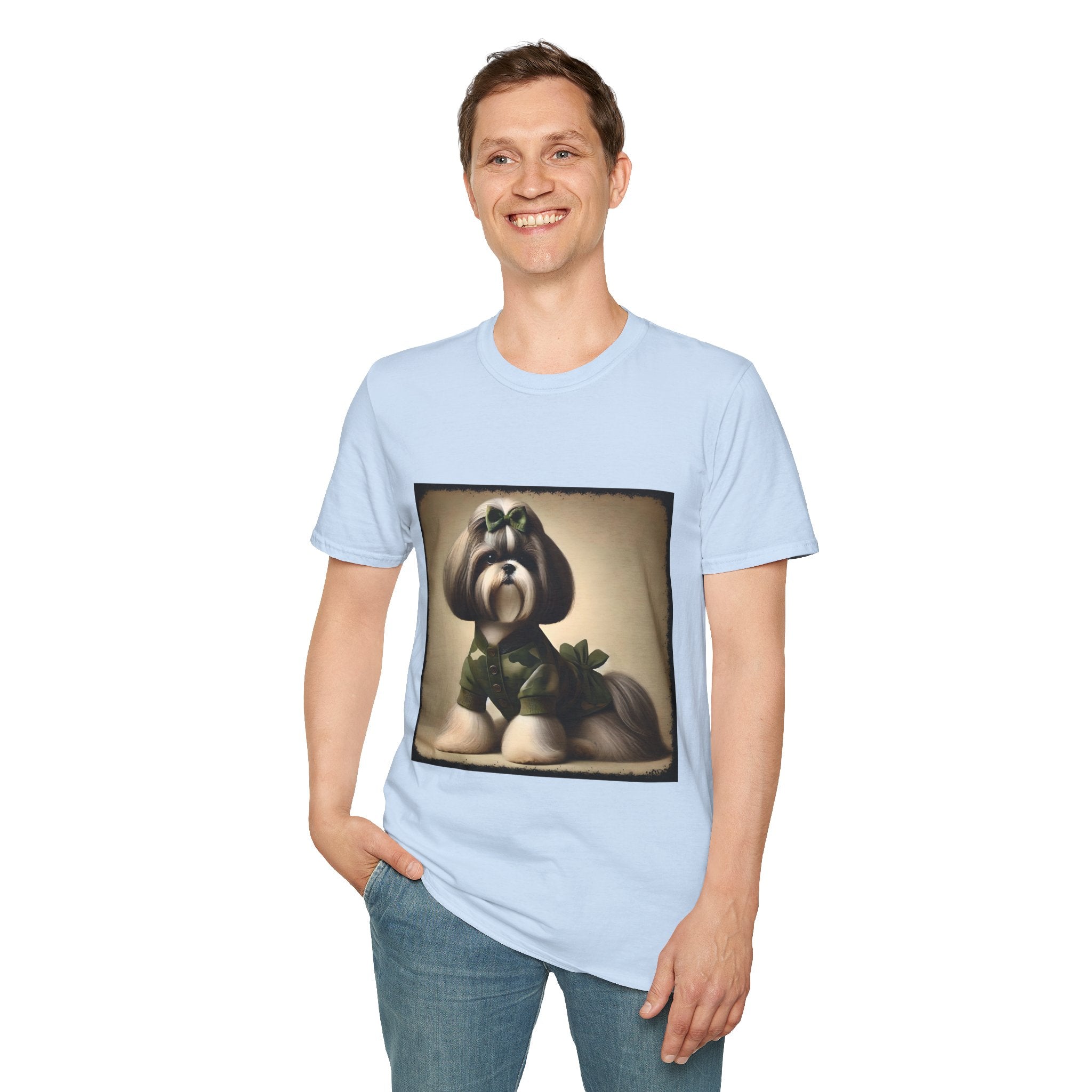 Shih Tzu Camo Cutie II | Unisex Dog T-Shirt