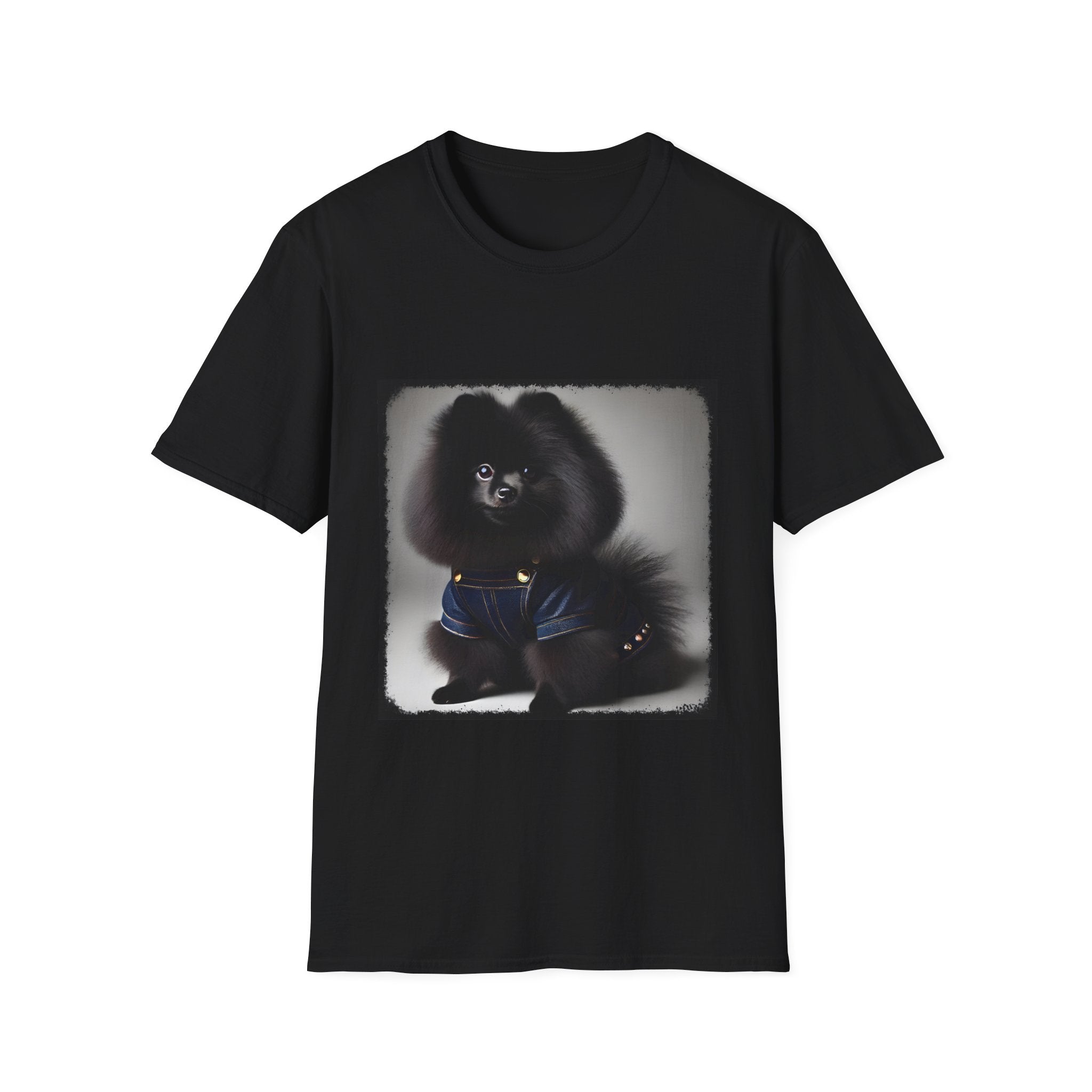 Pomeranian Denim Doll | Unisex Dog T-Shirt