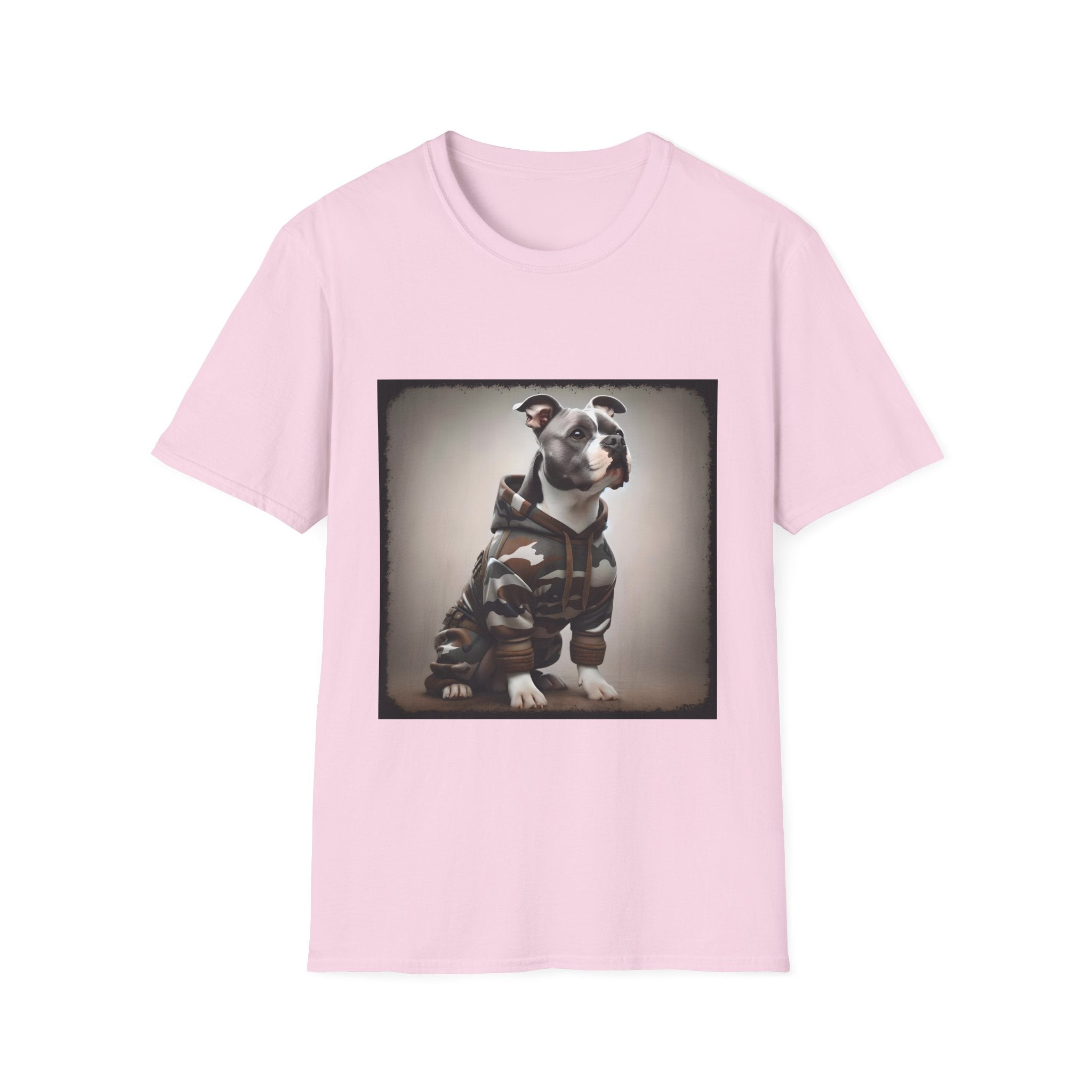 American Pit Bull Terrier Camo Cutie | Unisex Dog T-Shirt