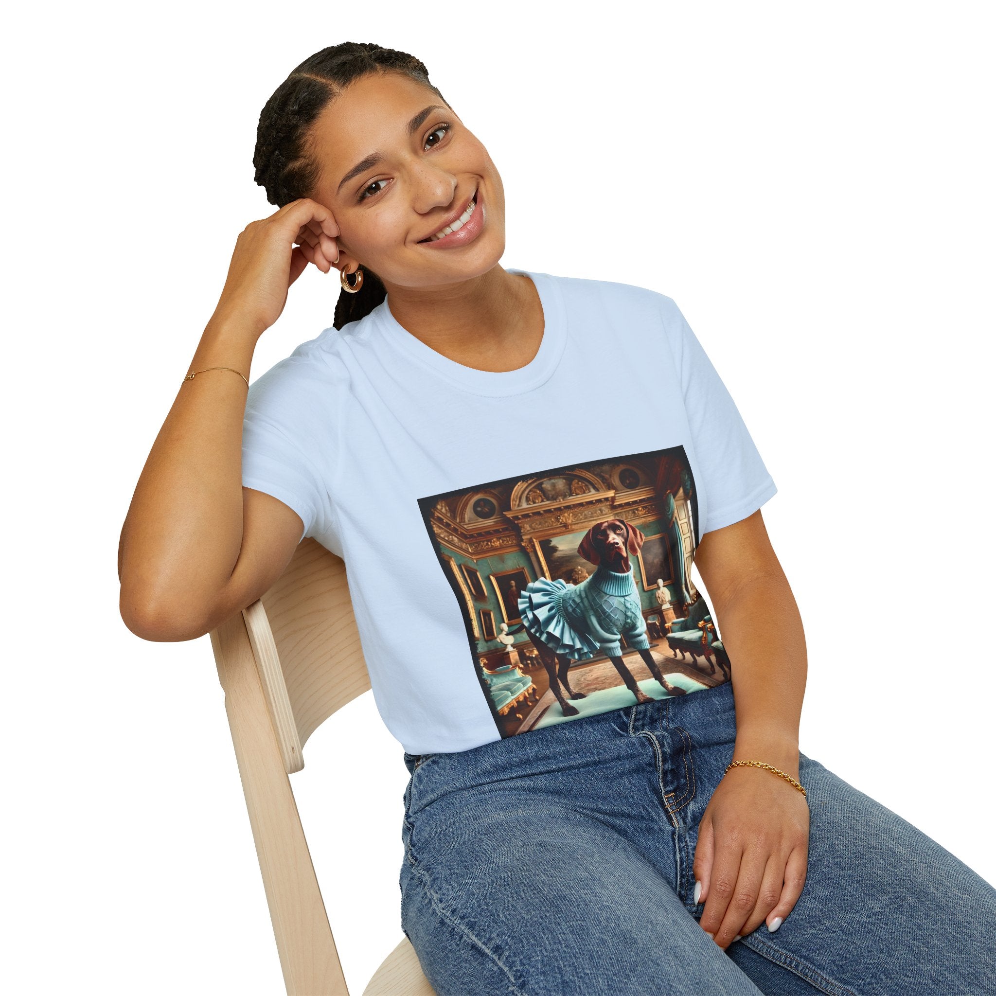 German Shorthaired Pointer Runway Rebel | Unisex Dog T-Shirt