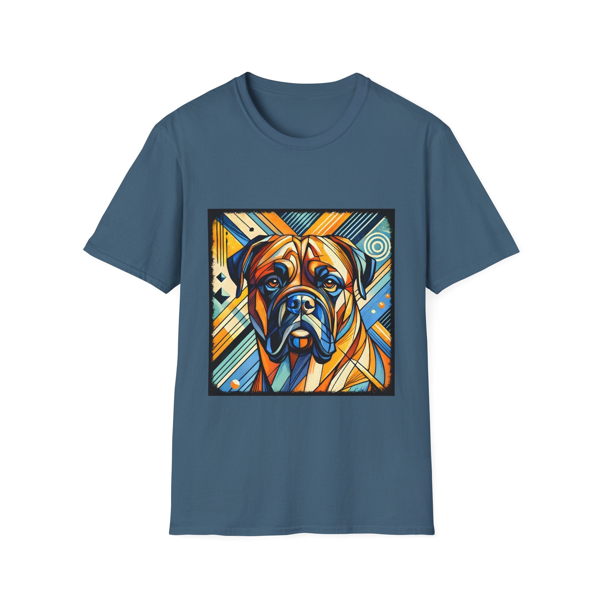 Bullmastiff Warm Geometric | Unisex Dog T-Shirt