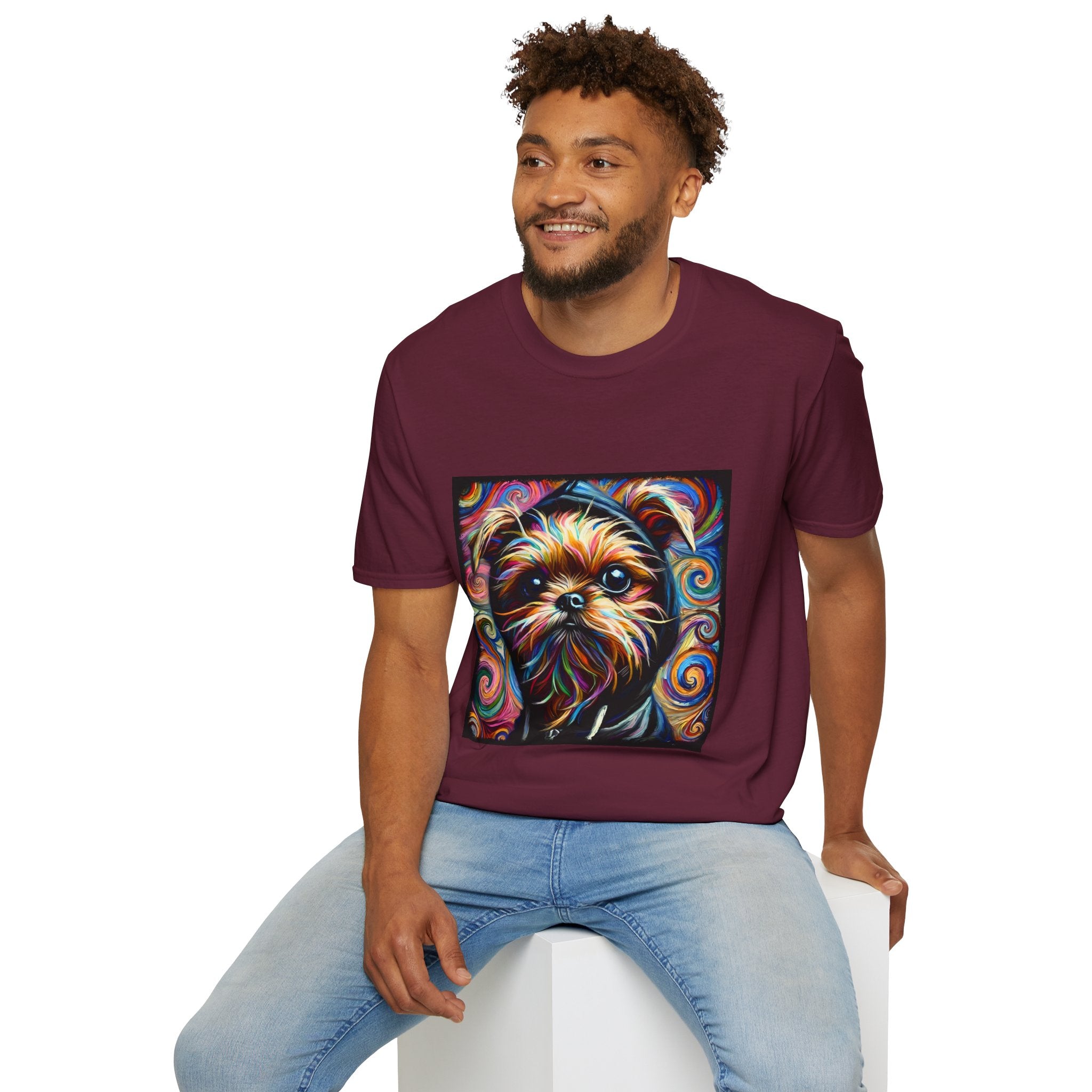 Brussels Griffon Hoodie Swirl | Unisex Dog T-Shirt