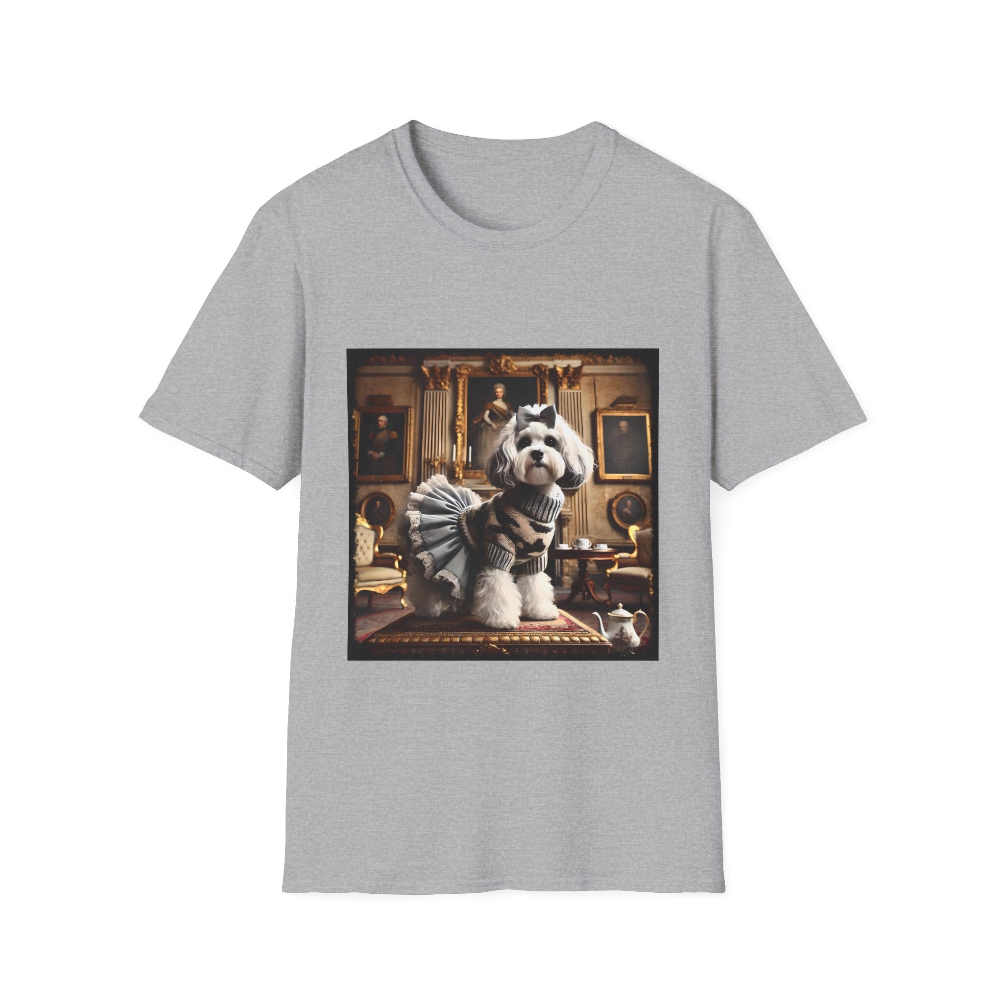 Cavapoo Posh Camo Chic | Unisex Dog T-Shirt