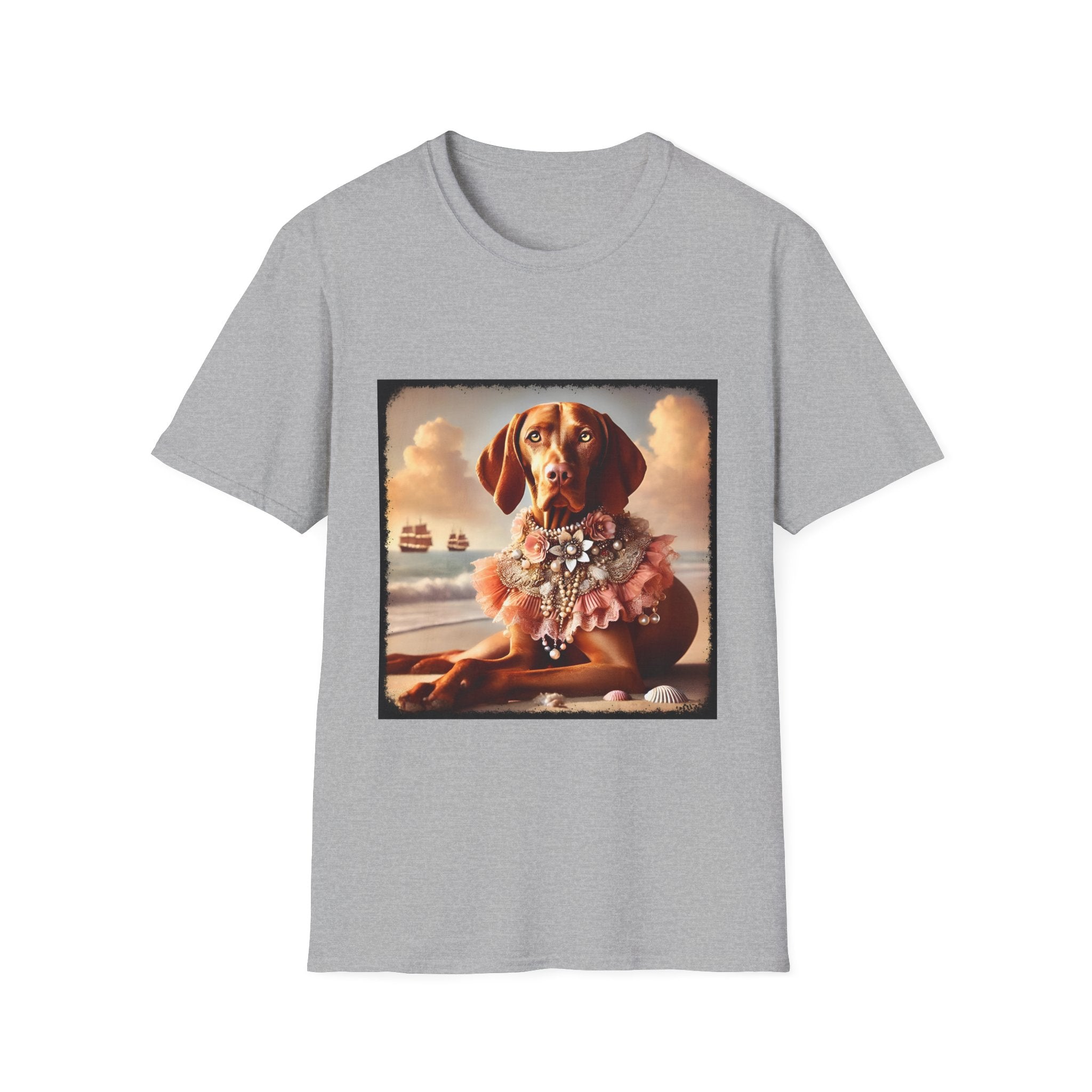 Vizsla Beach Beauty | Unisex Dog T-Shirt