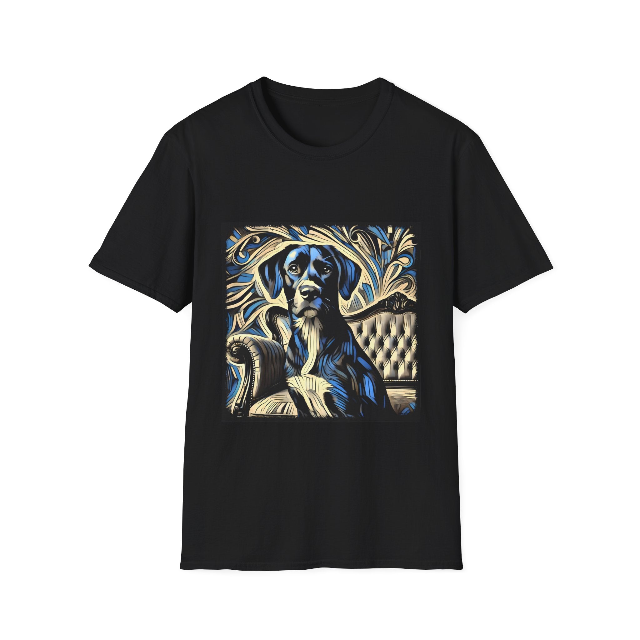 Labrador Retriever Blue Swirl | Unisex Dog T-Shirt