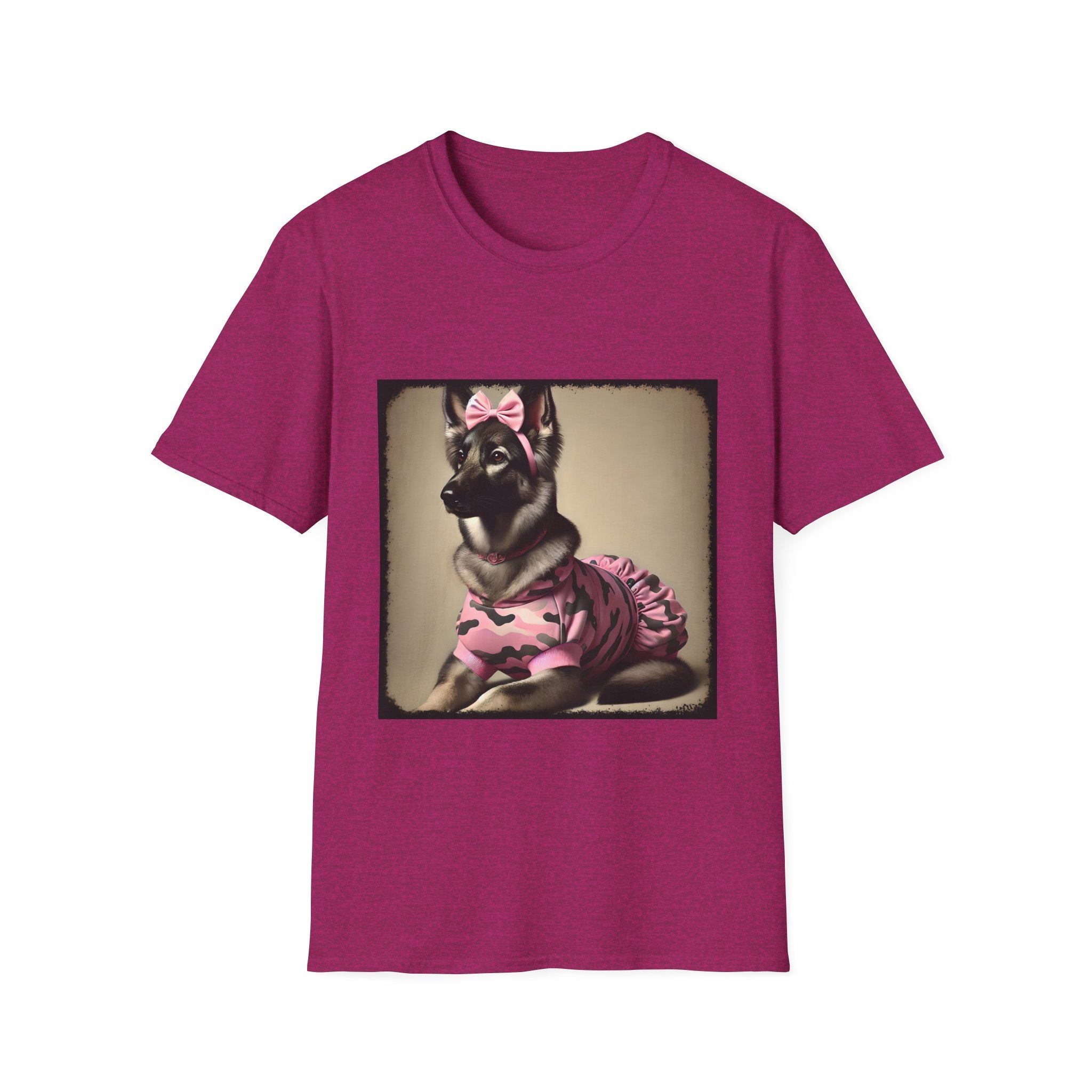 German Shepherd Camo Cutie II | Unisex Dog T-Shirt
