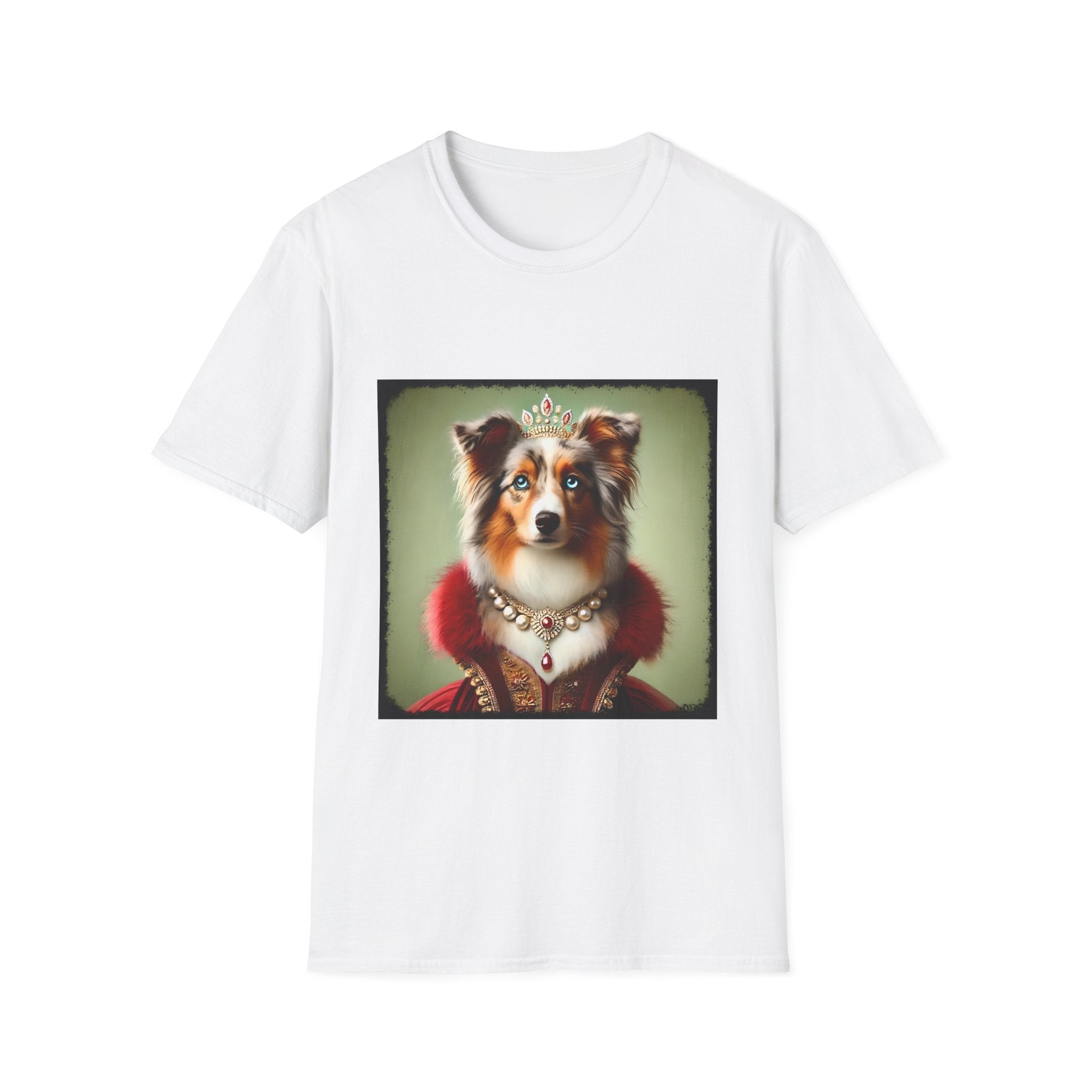Miniature American Shepherd Red Merle Queen | Unisex Dog T-Shirt